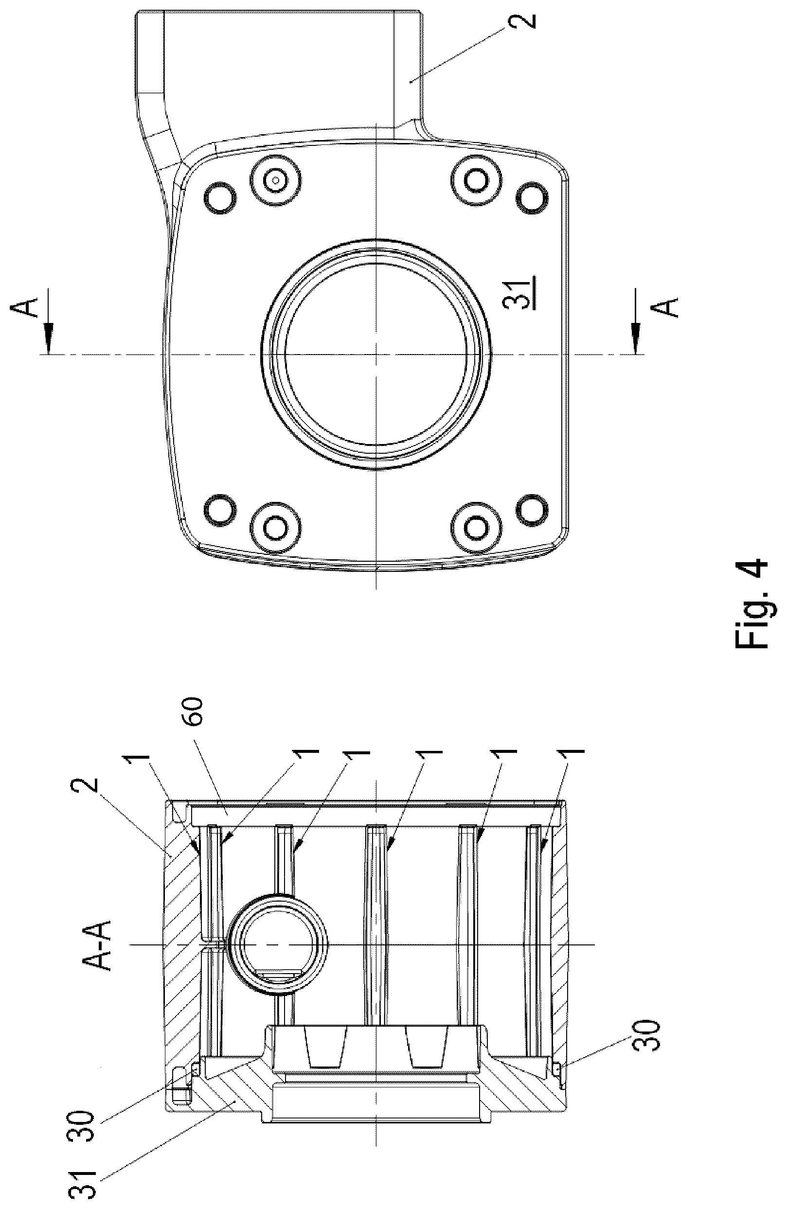 Patent US12320414 Figure 4 – Gear system having a housing part