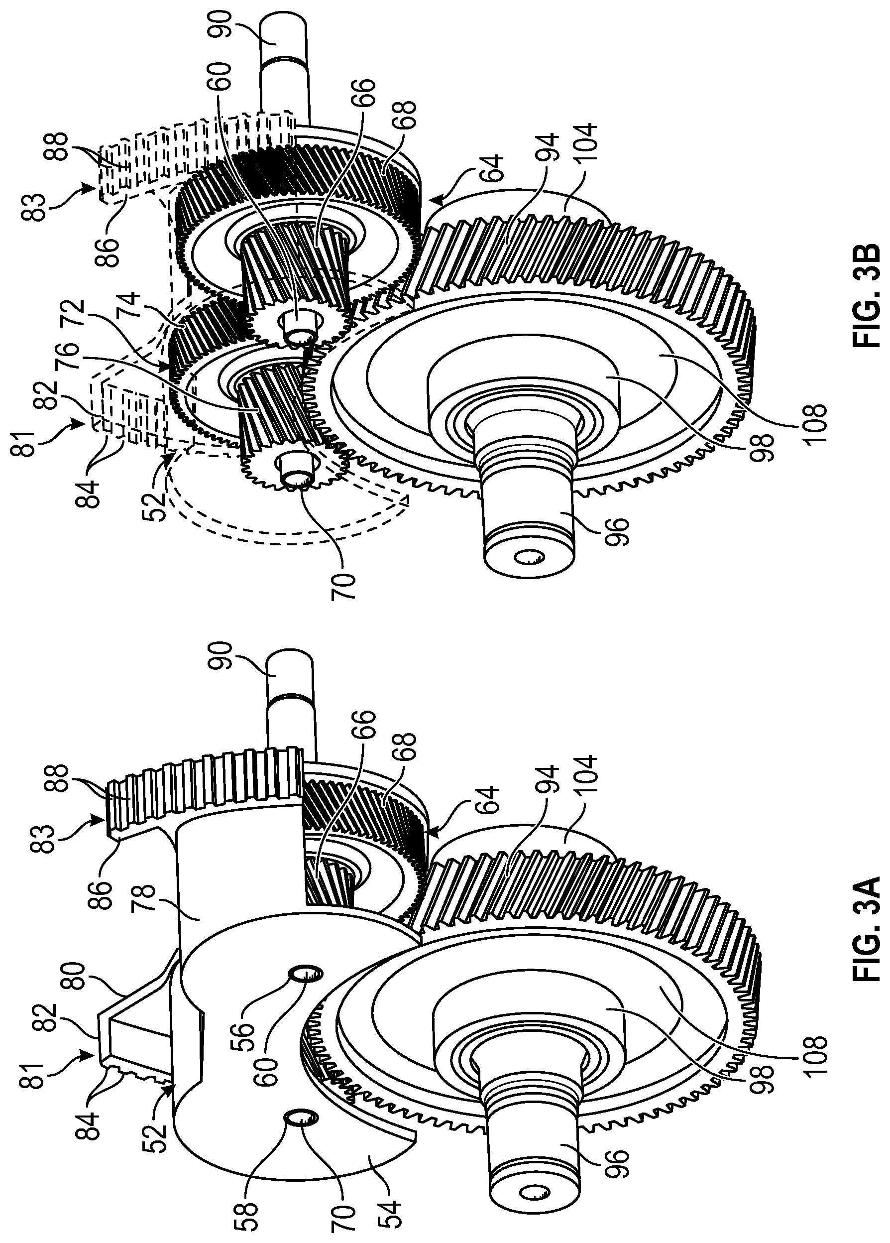 Patent US12320415 Figure 3 – Multi-axis gear piloting carrier for electric drive unit