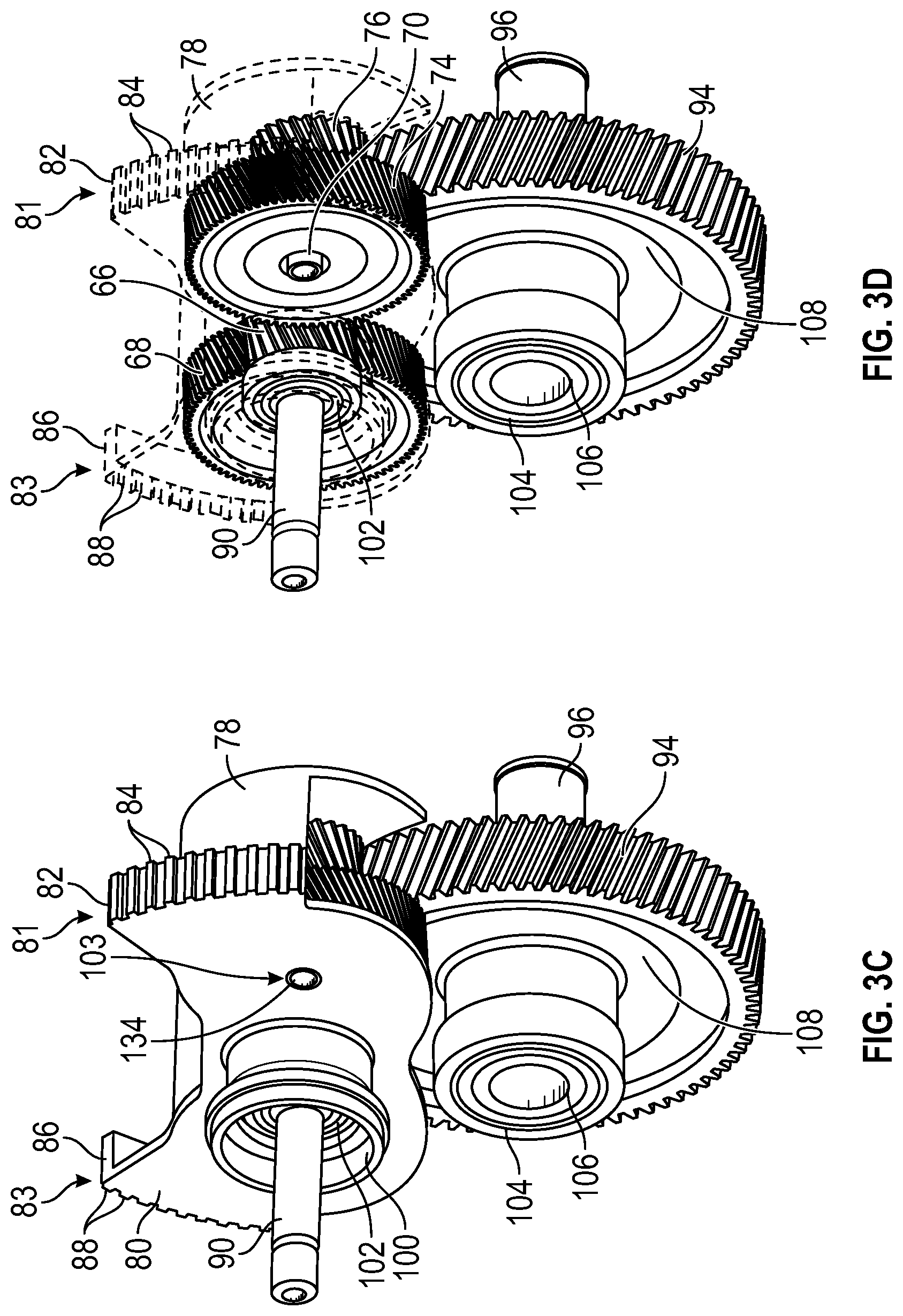 Patent US12320415 Figure 4 – Multi-axis gear piloting carrier for electric drive unit