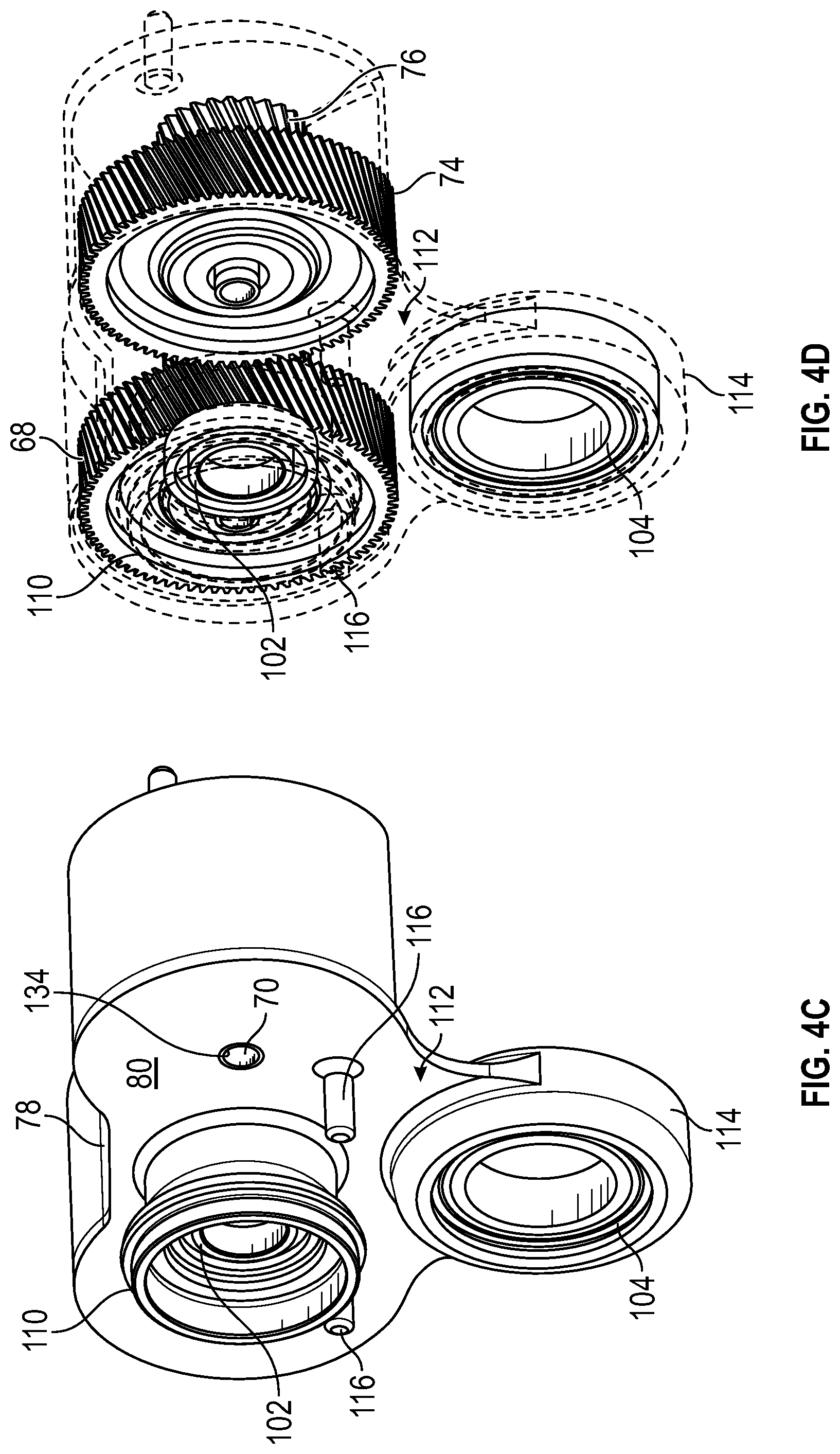 Patent US12320415 Figure 6 – Multi-axis gear piloting carrier for electric drive unit