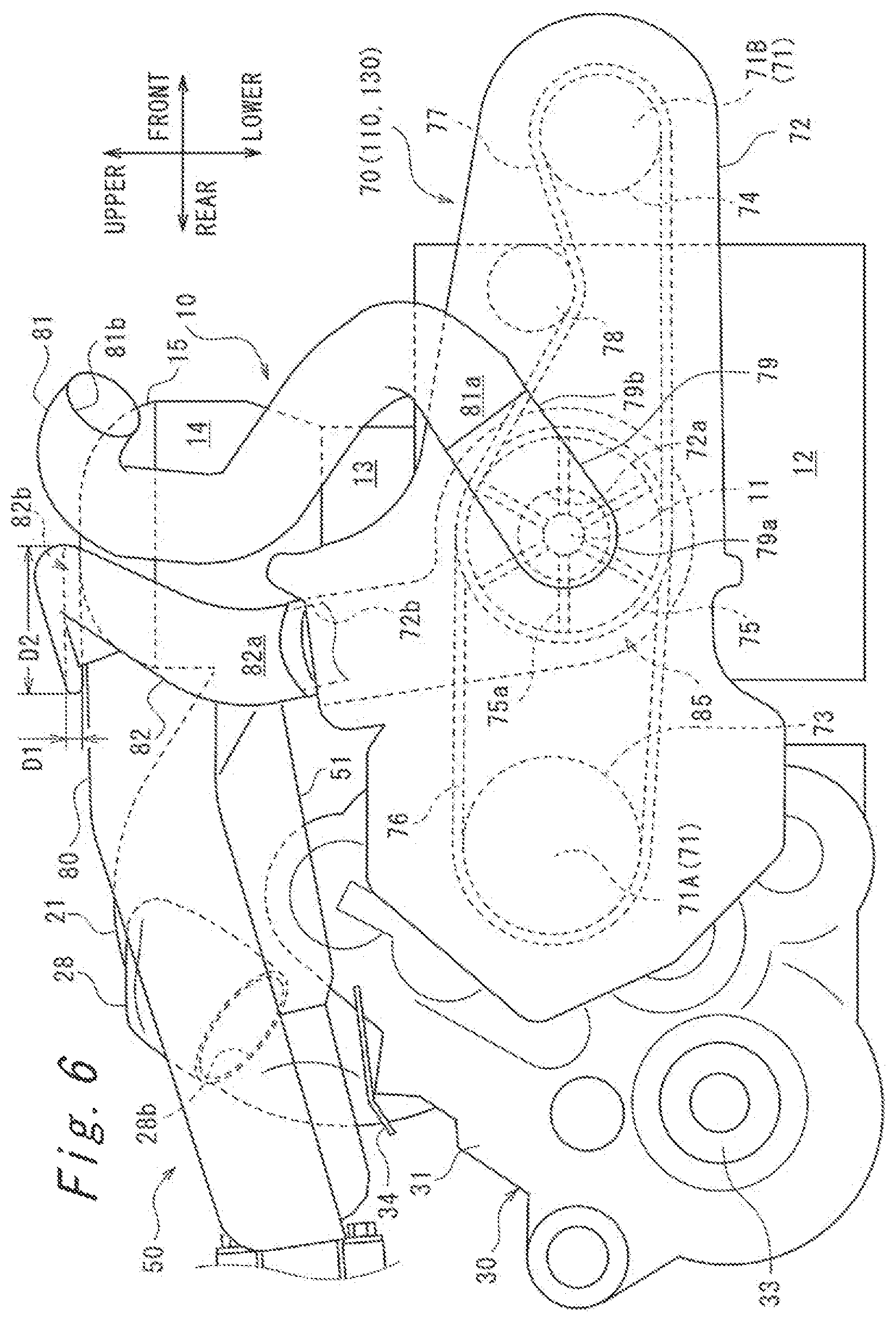 Patent US12320416 Figure 6 – Utility vehicle