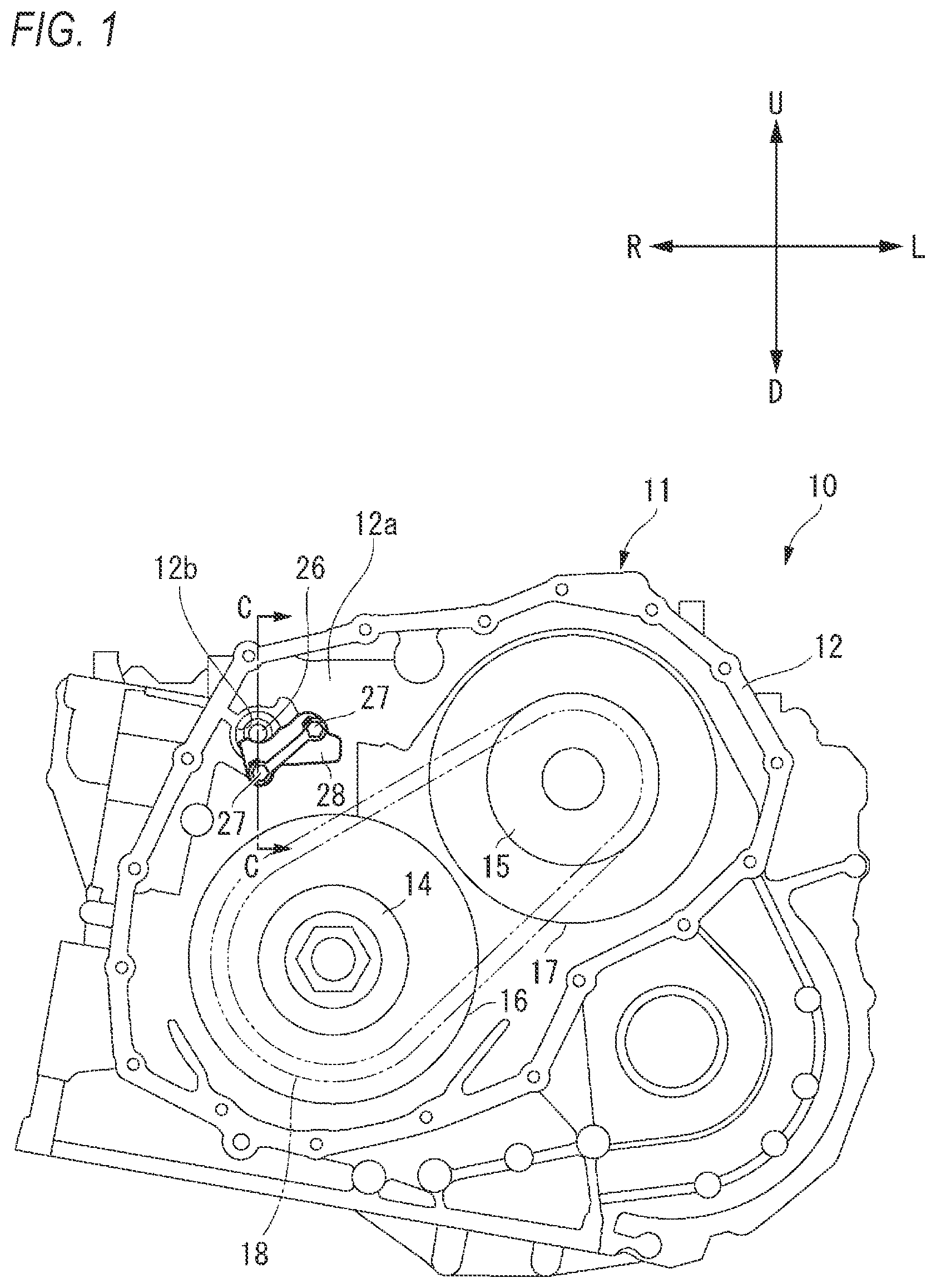 Patent US12320426 — Continuously variable transmission — Figure 1