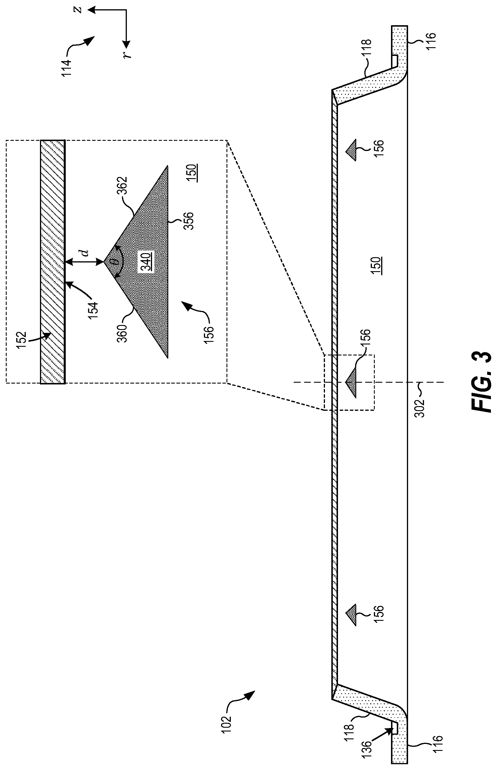 Patent US12320427 Figure 3 – Hydrodynamic sealing element for a radial shaft seal