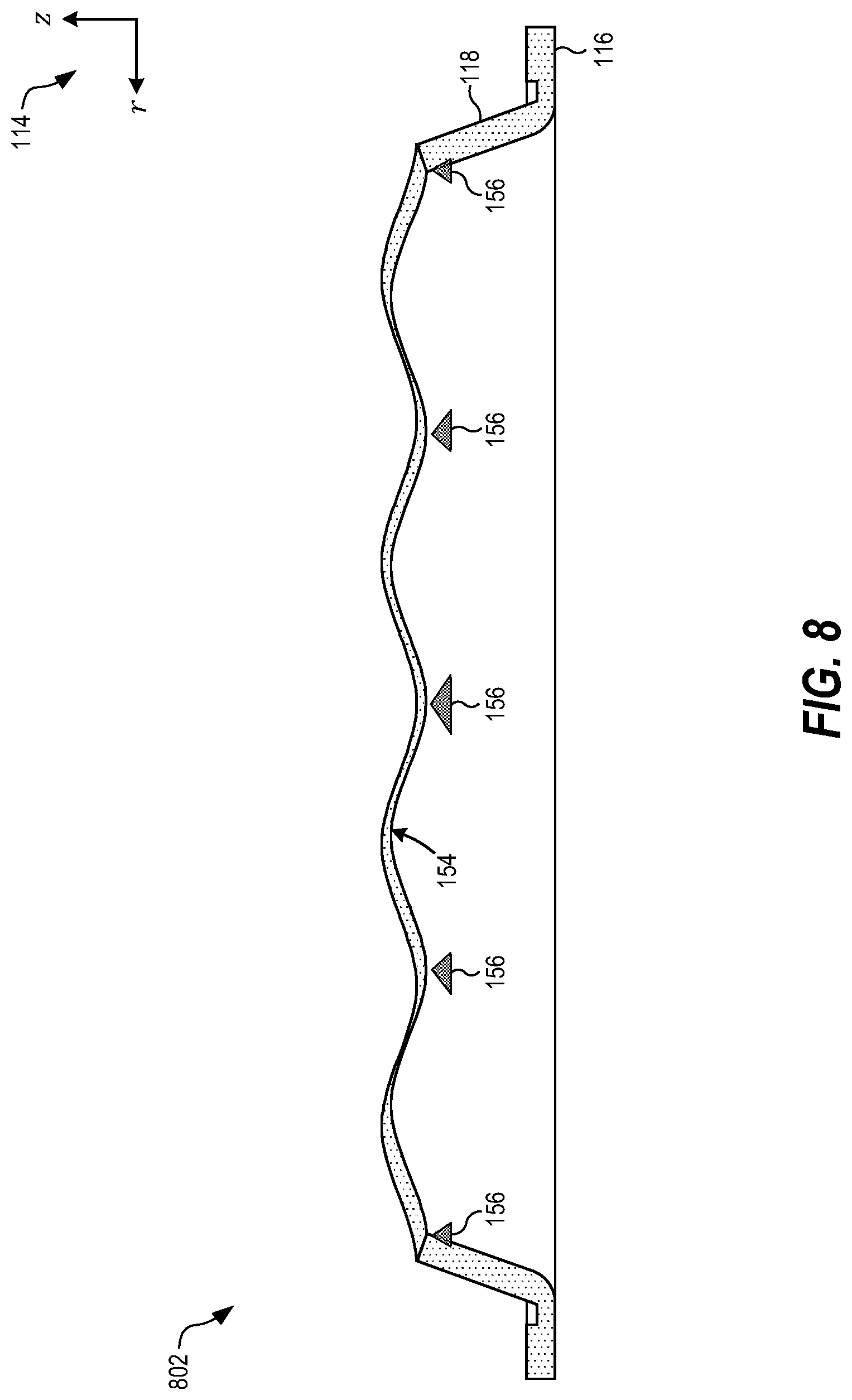 Patent US12320427 Figure 7 – Hydrodynamic sealing element for a radial shaft seal