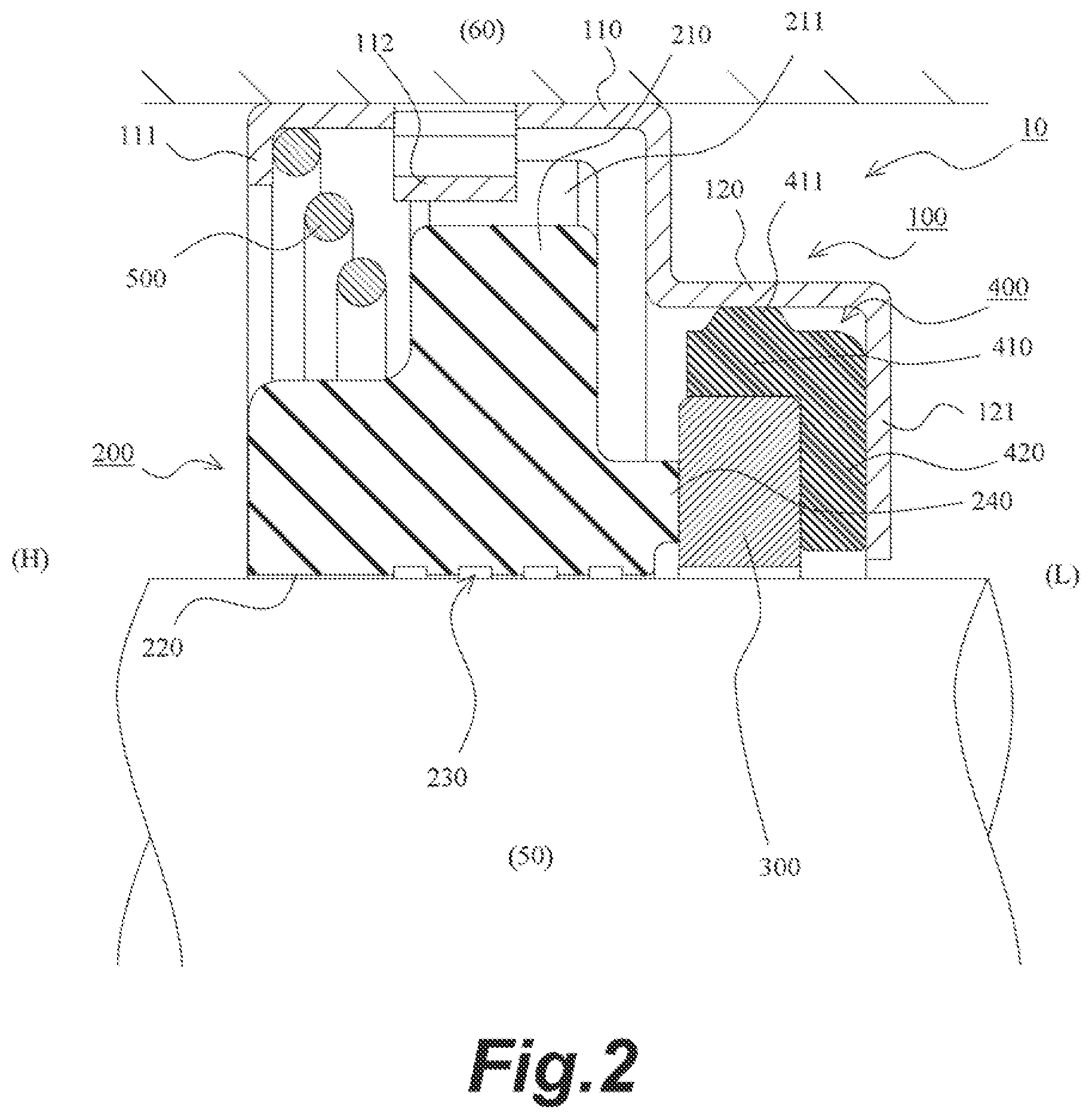Patent US12320428 Figure 2 – Sealing device