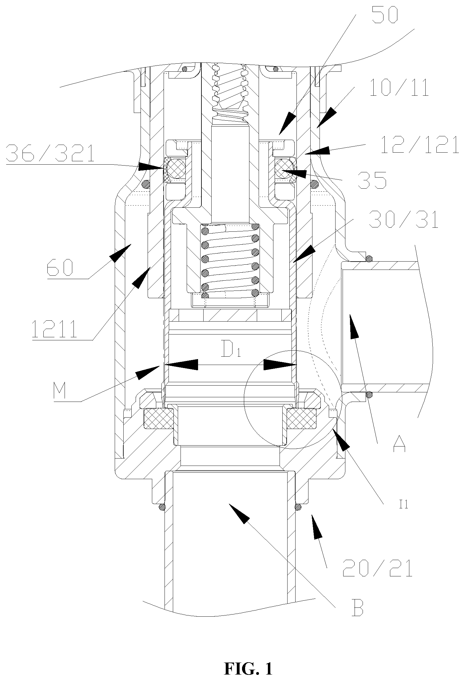 Patent US12320430 Figure 1 – Electric valve