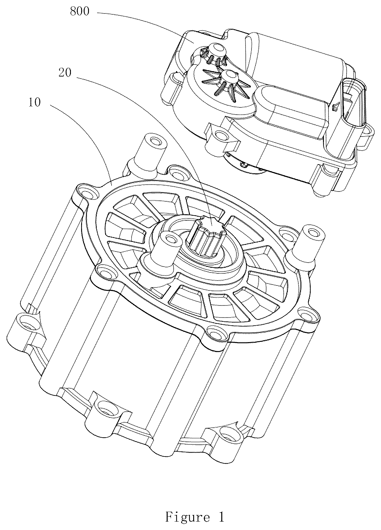 Patent US12320432 Figure 1 – Multi-port valve, and thermal management system provided with same and application thereof