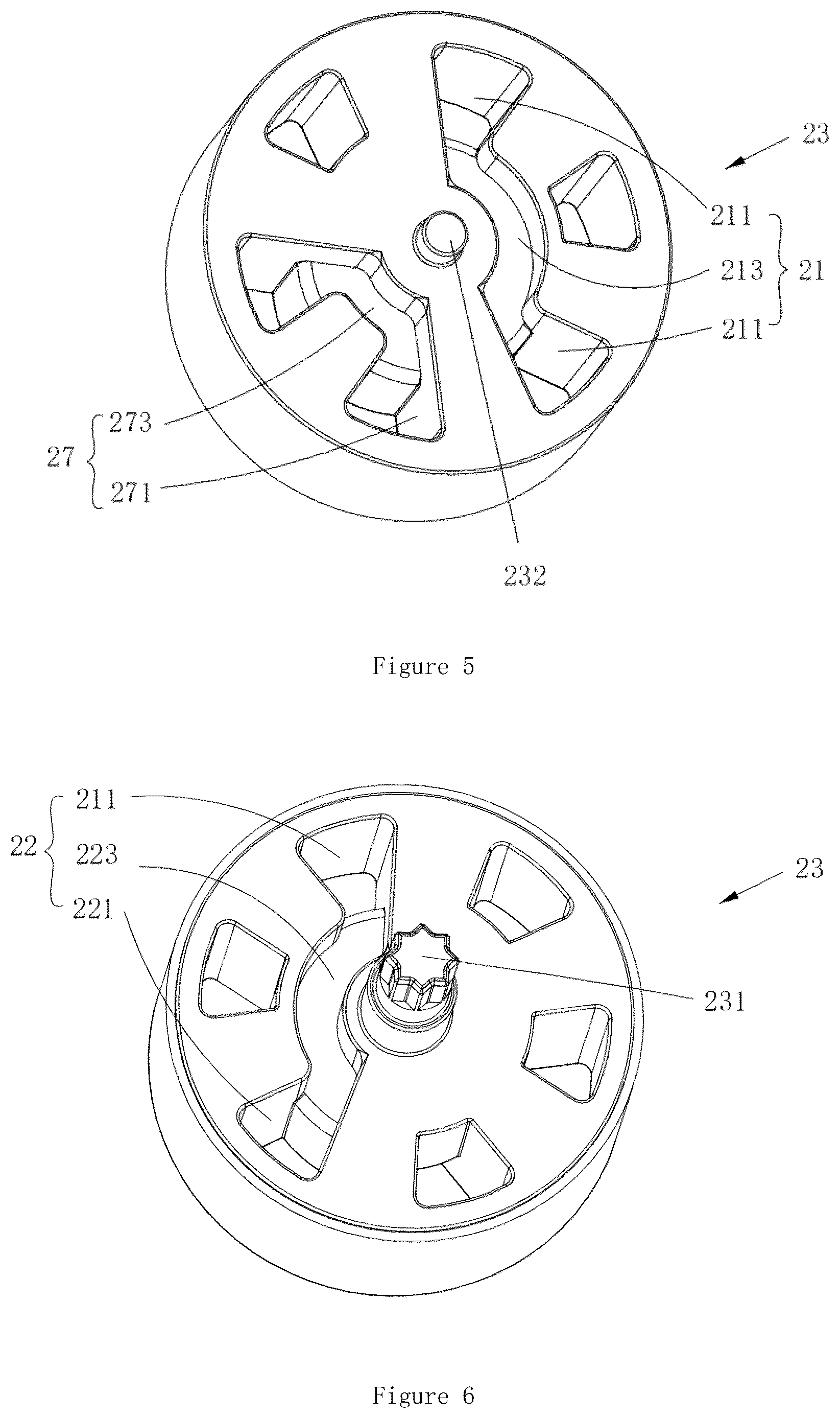 Patent US12320432 Figure 5 – Multi-port valve, and thermal management system provided with same and application thereof