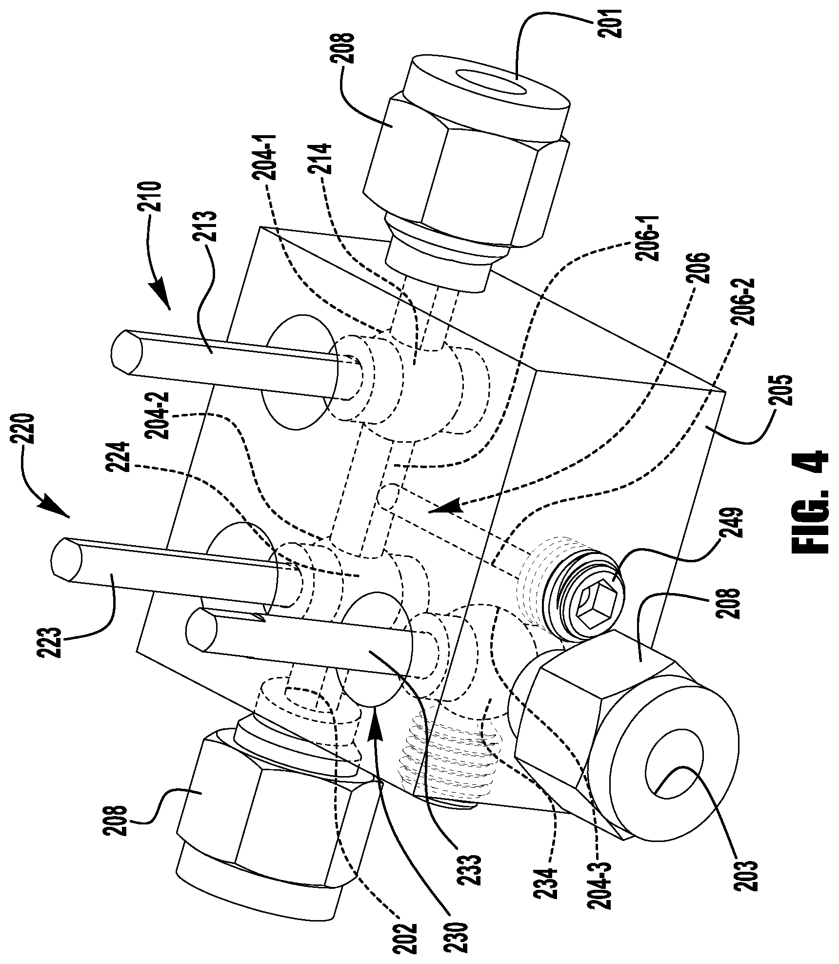 Patent US12320433 Figure 6 – Actuator arrangement for multi-valve assembly