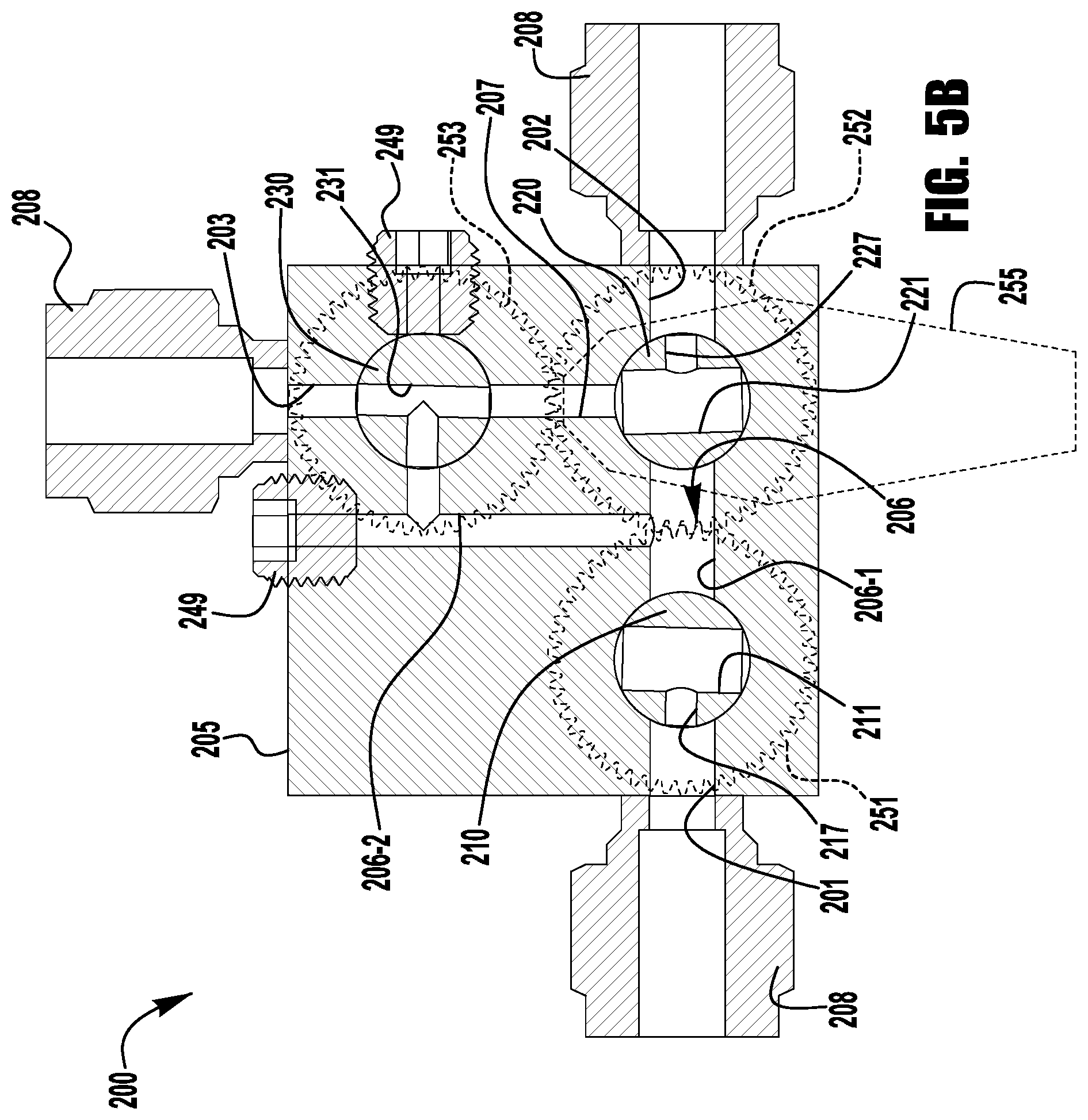 Patent US12320433 Figure 8 – Actuator arrangement for multi-valve assembly