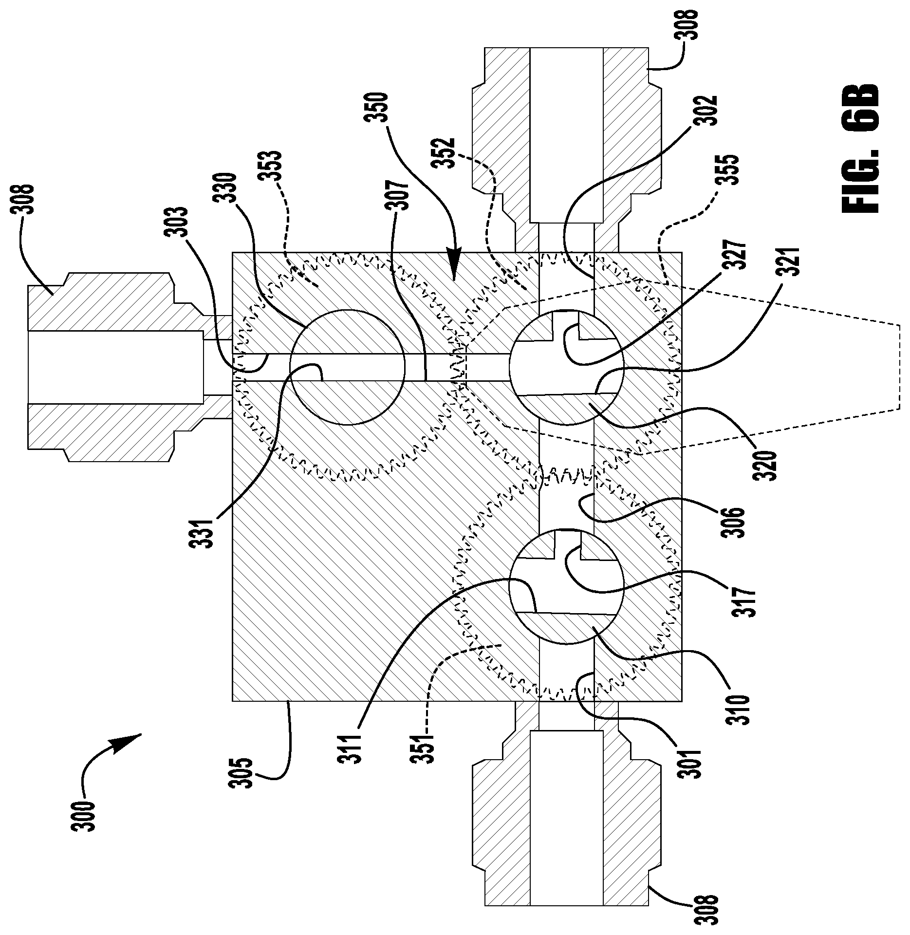Patent US12320433 Figure 11 – Actuator arrangement for multi-valve assembly