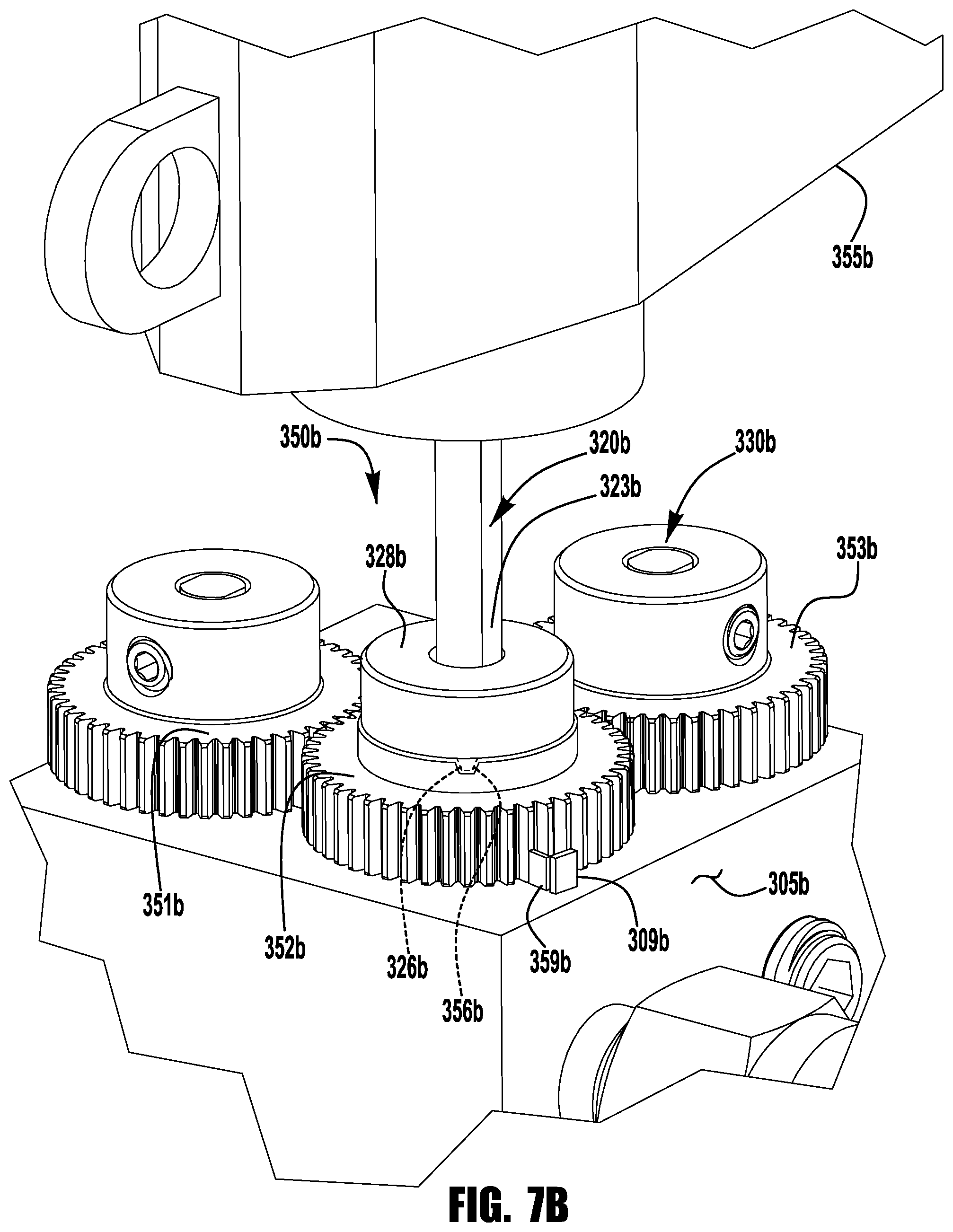 Patent US12320433 Figure 14 – Actuator arrangement for multi-valve assembly