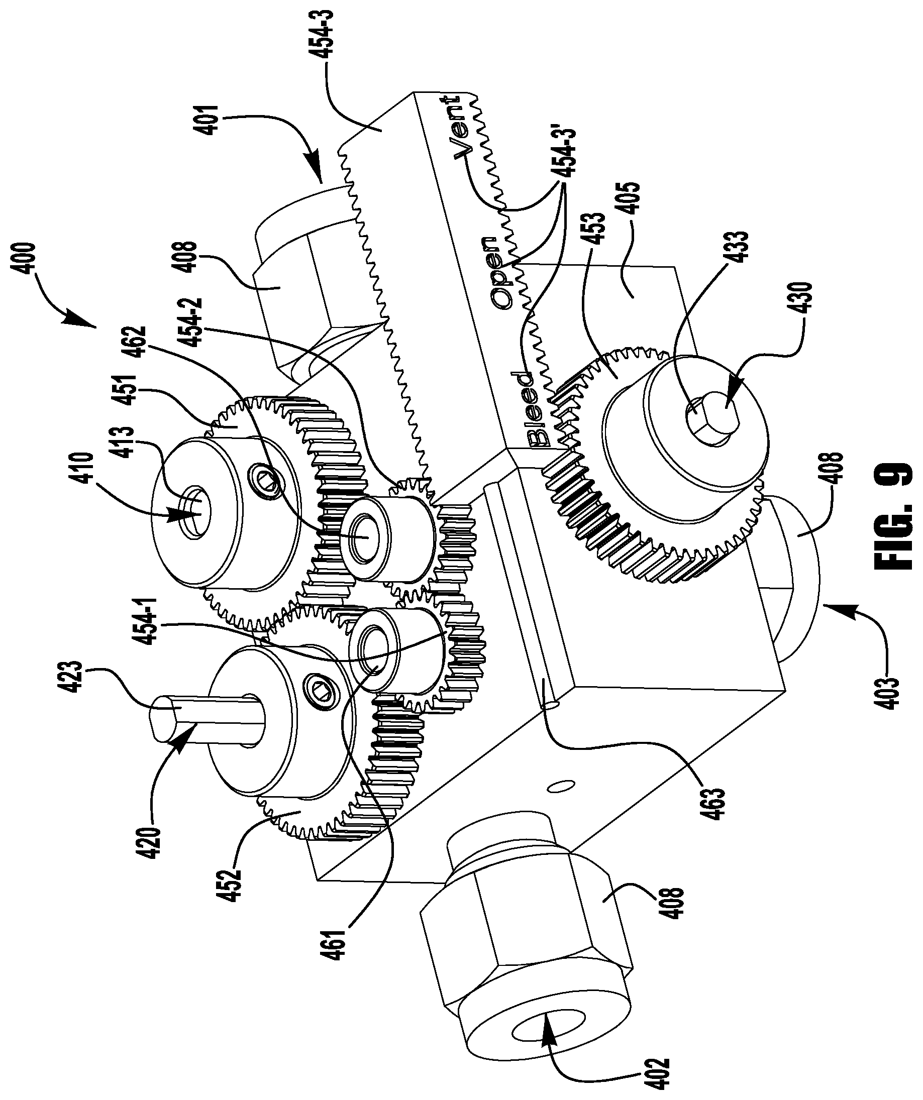 Patent US12320433 Figure 16 – Actuator arrangement for multi-valve assembly