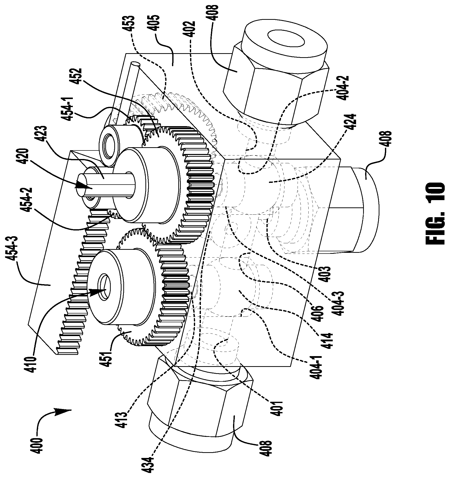 Patent US12320433 Figure 17 – Actuator arrangement for multi-valve assembly
