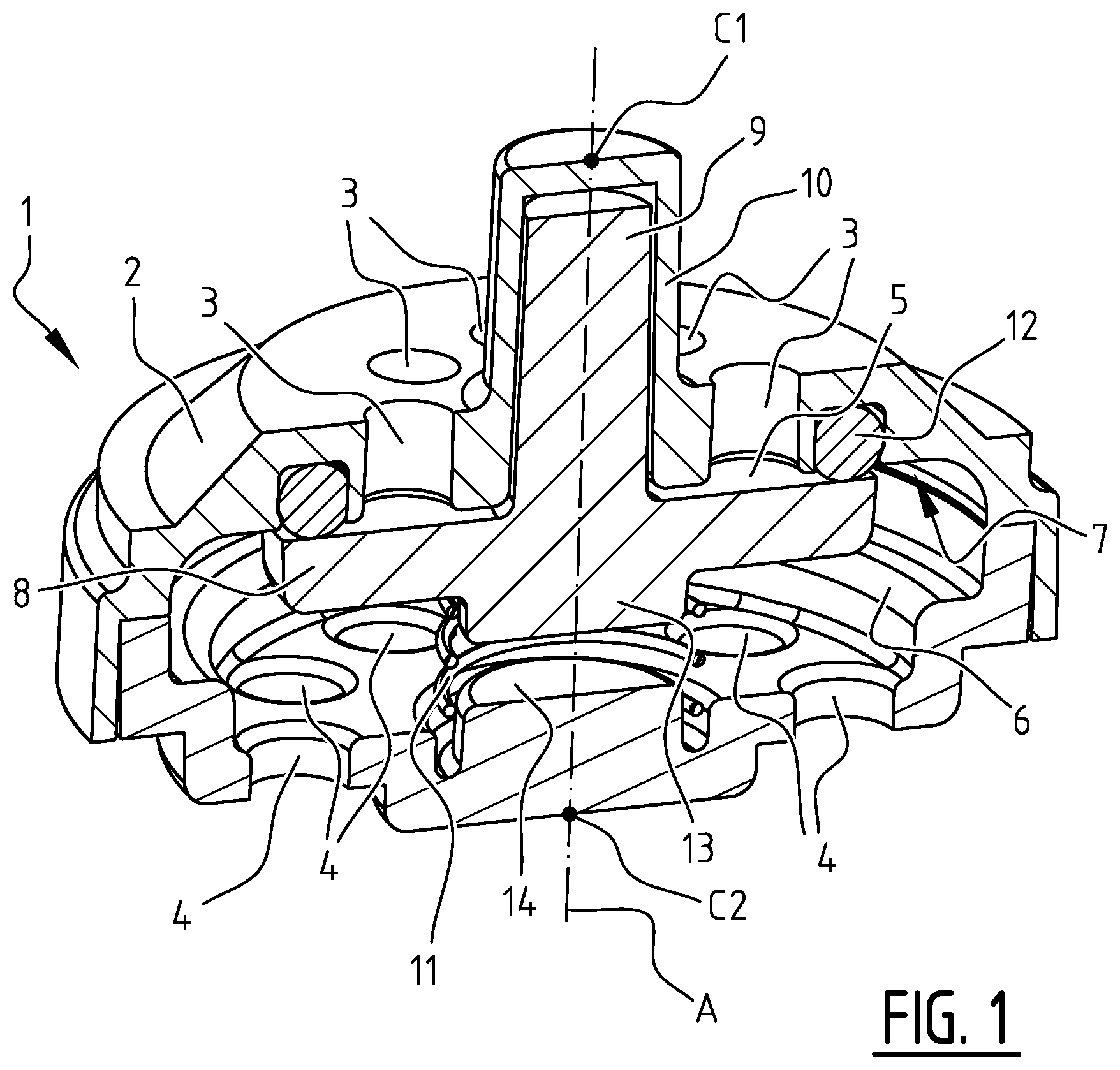 Patent US12320436 Figure 1 – Check valve