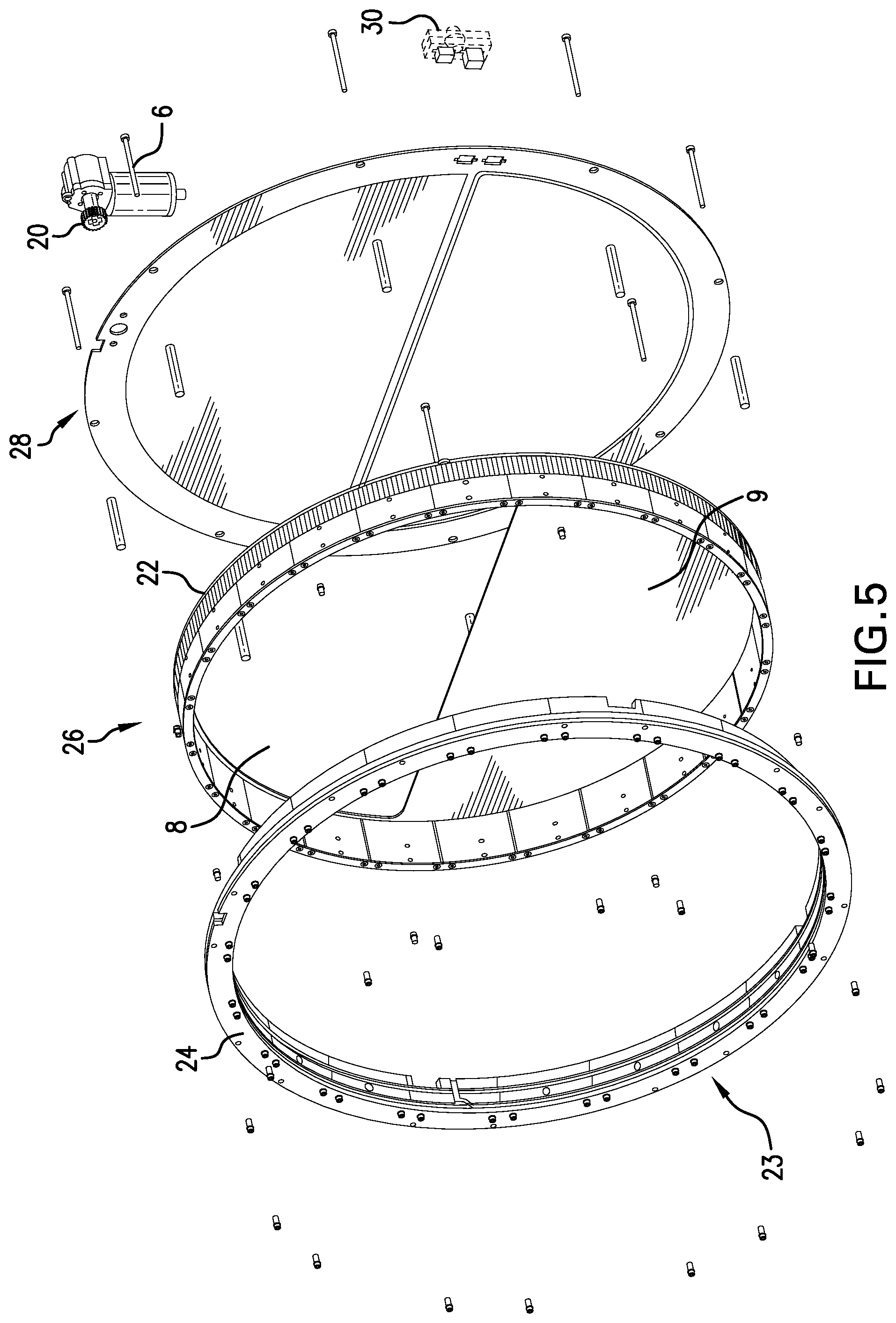 Patent US12320440 Figure 5 – Rotary disc valve