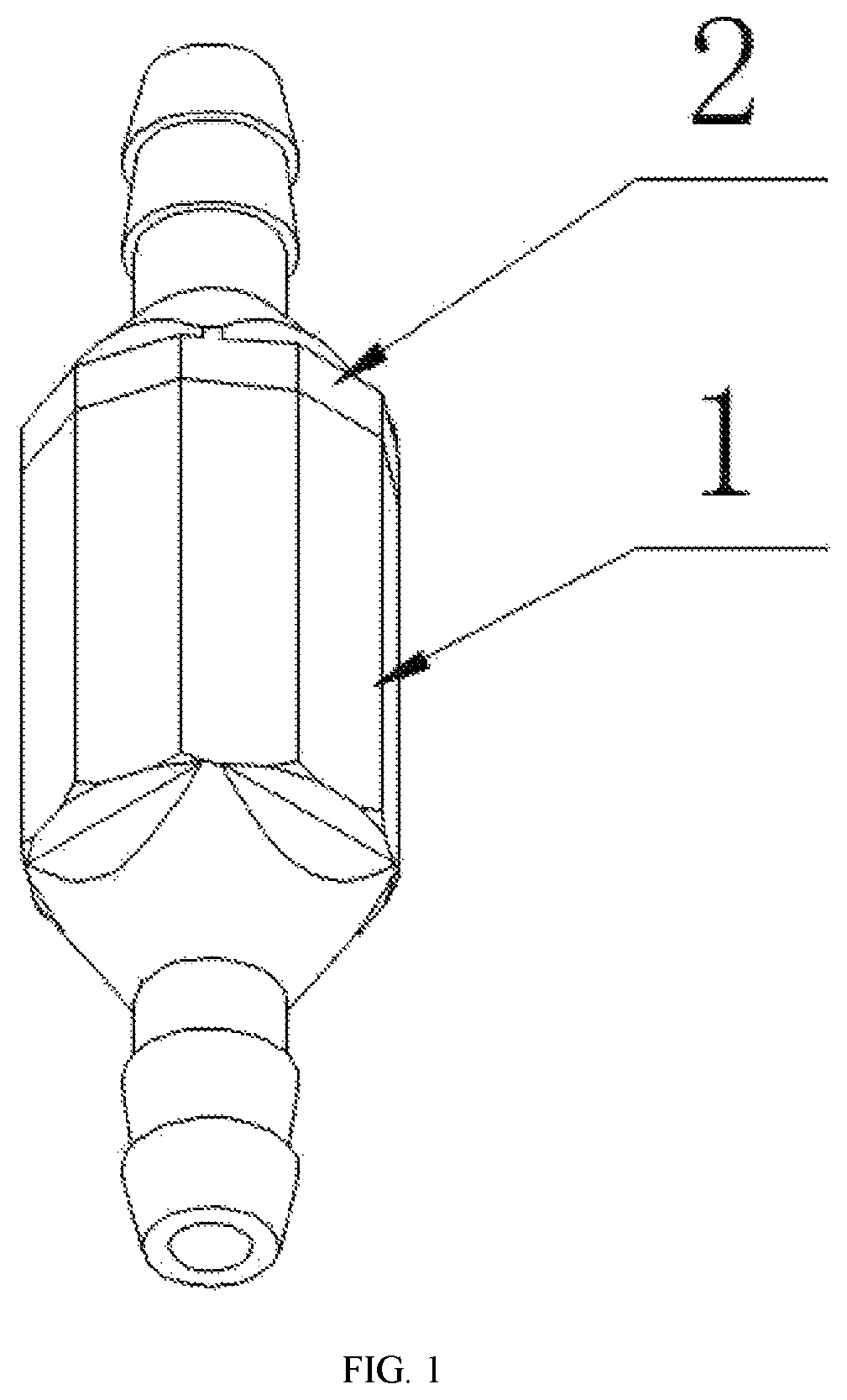 Patent US12320442 — Magnet-driven fire damper for oxygenerator — Figure 1