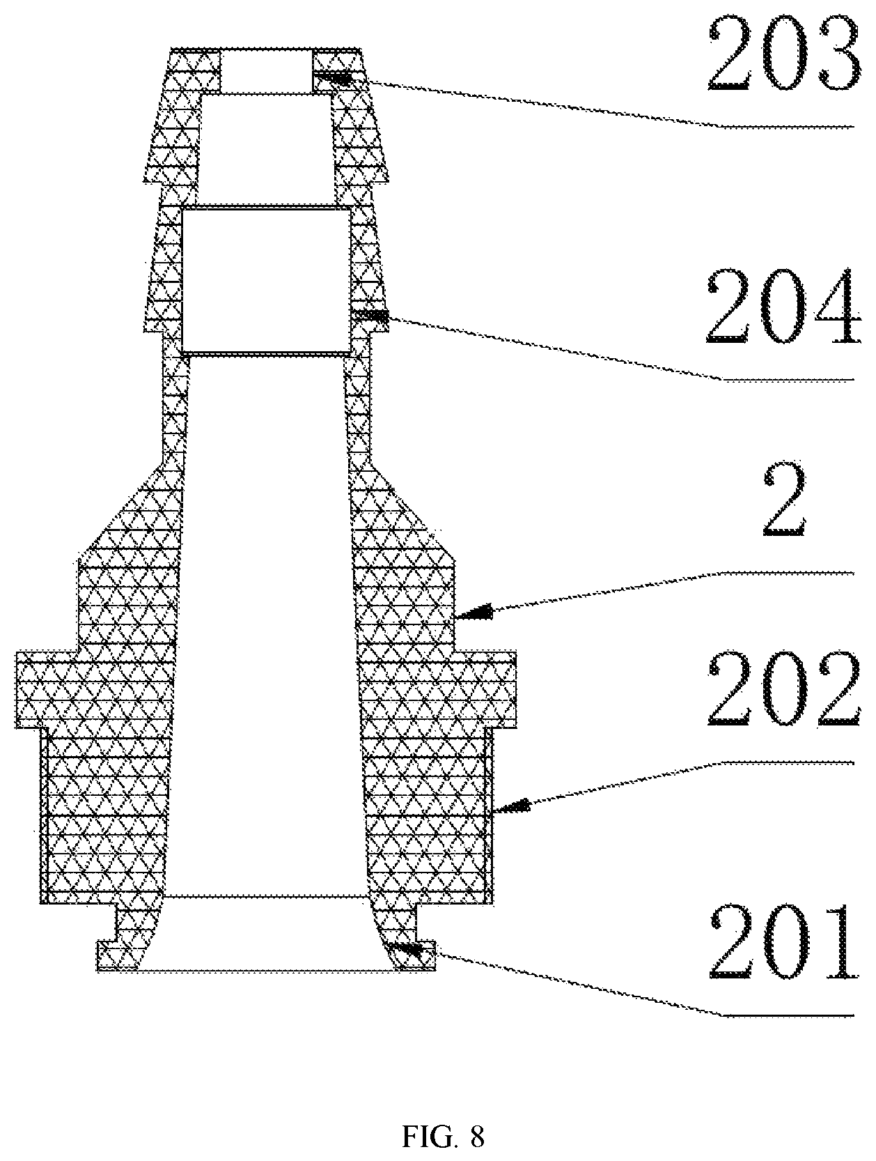 Patent US12320442 Figure 8 – Magnet-driven fire damper for oxygenerator