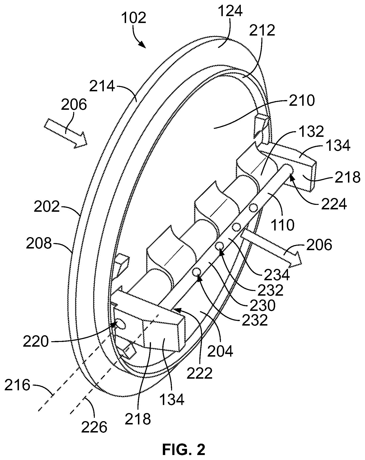 Patent US12320445 Figure 2 – System, method, and valve assembly for surge protection