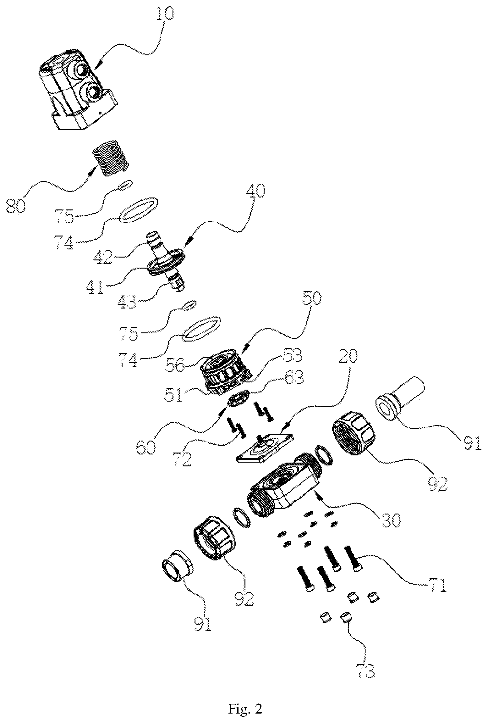 Patent US12320447 Figure 2 – Corrosion-resistant diaphragm valve and assembling method thereof