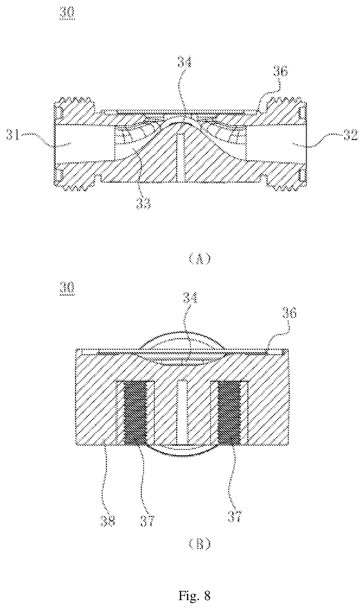 Patent US12320447 Figure 8 – Corrosion-resistant diaphragm valve and assembling method thereof