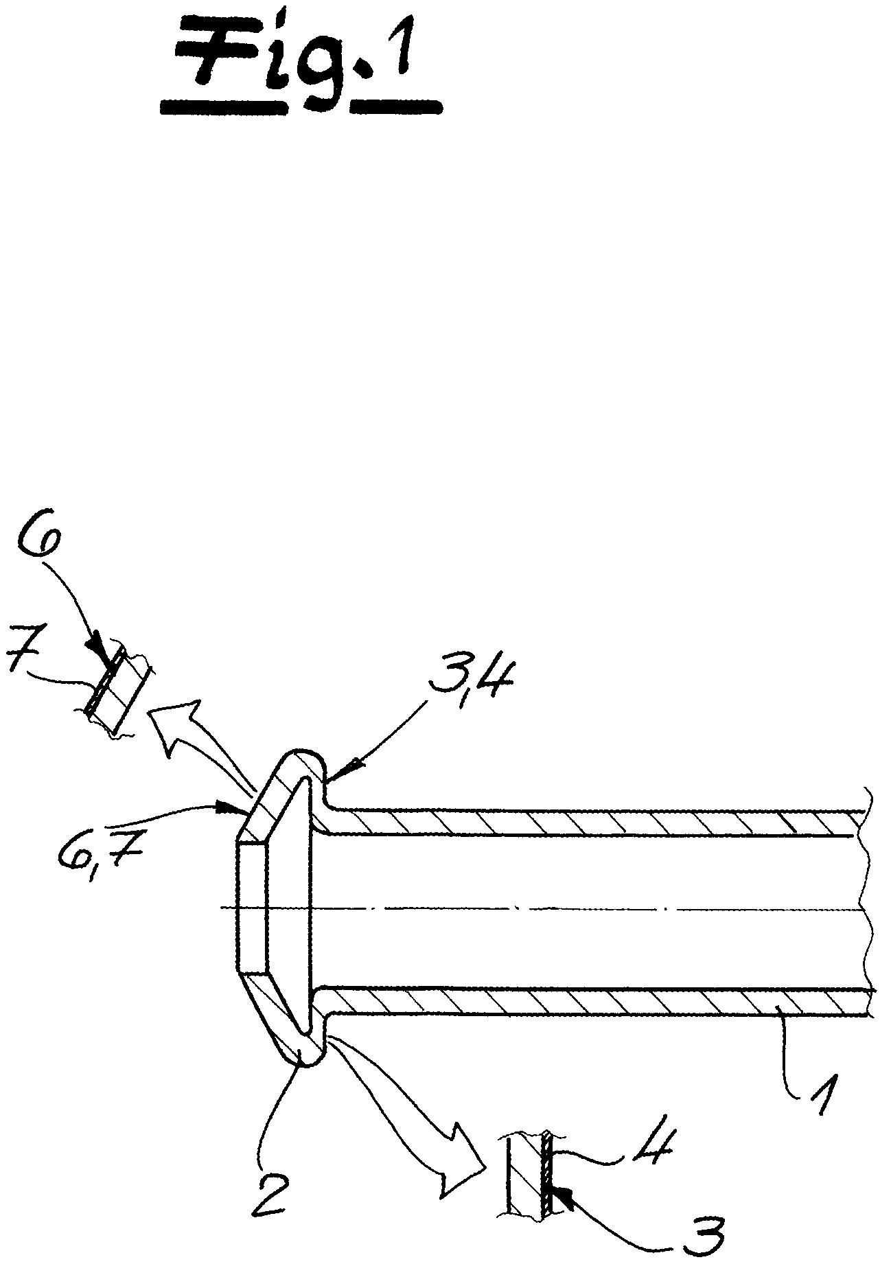 Patent US12320451 Figure 1 – Method for treating a pipe, pipe and pipe connection device