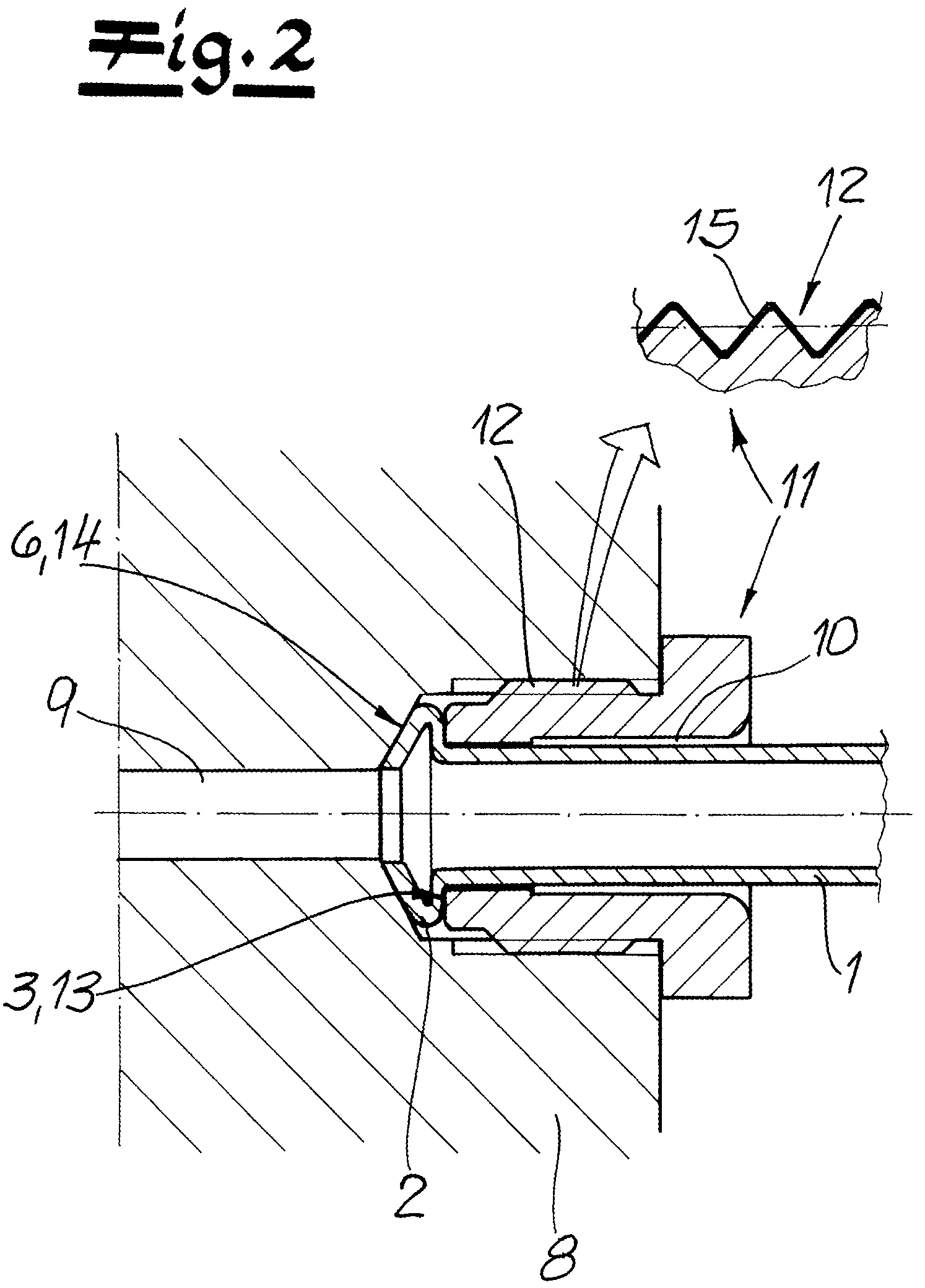 Patent US12320451 Figure 2 – Method for treating a pipe, pipe and pipe connection device