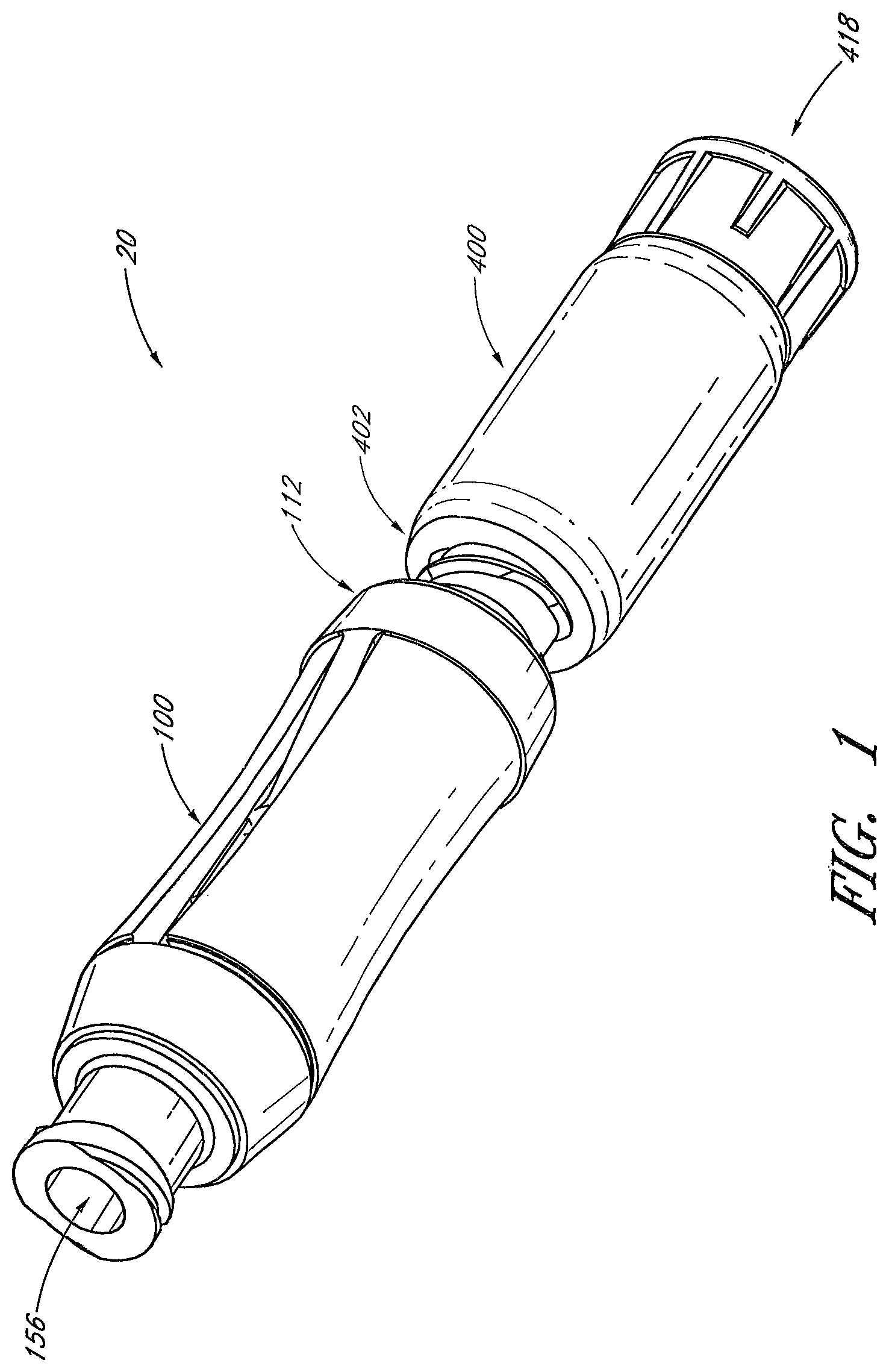 Patent US12320453 — Medical connector with luer-incompatible connection portion — Figure 1