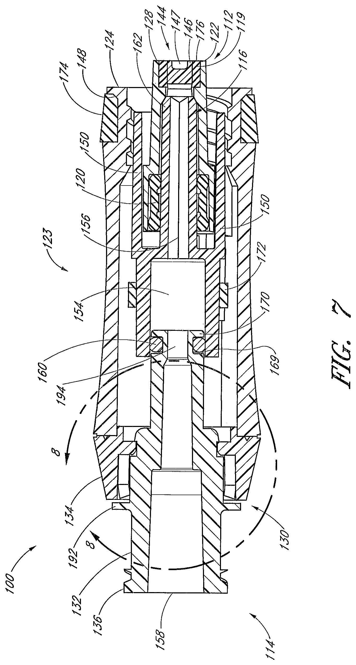 Patent US12320453 Figure 9 – Medical connector with luer-incompatible connection portion