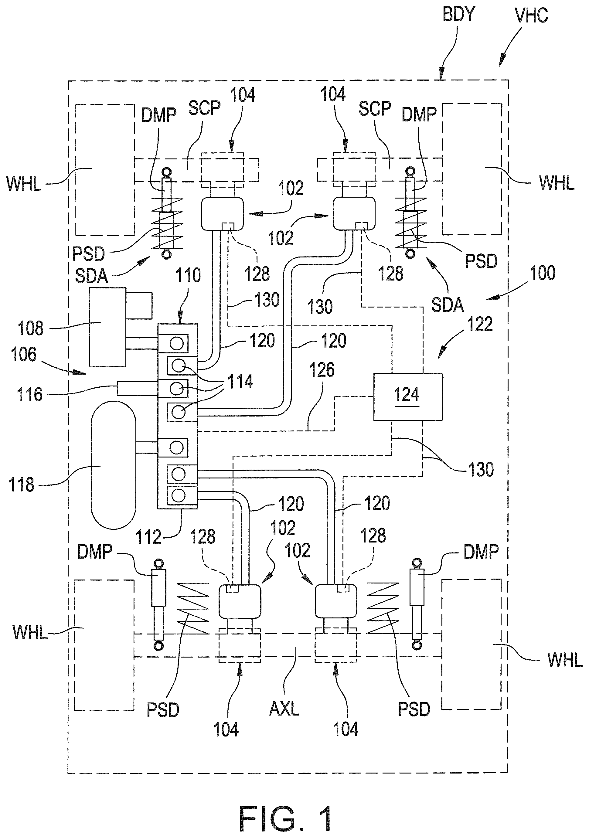 Patent US12320454 Figure 1 – Mounting bracket assemblies as well as suspension assemblies, kits and methods including same