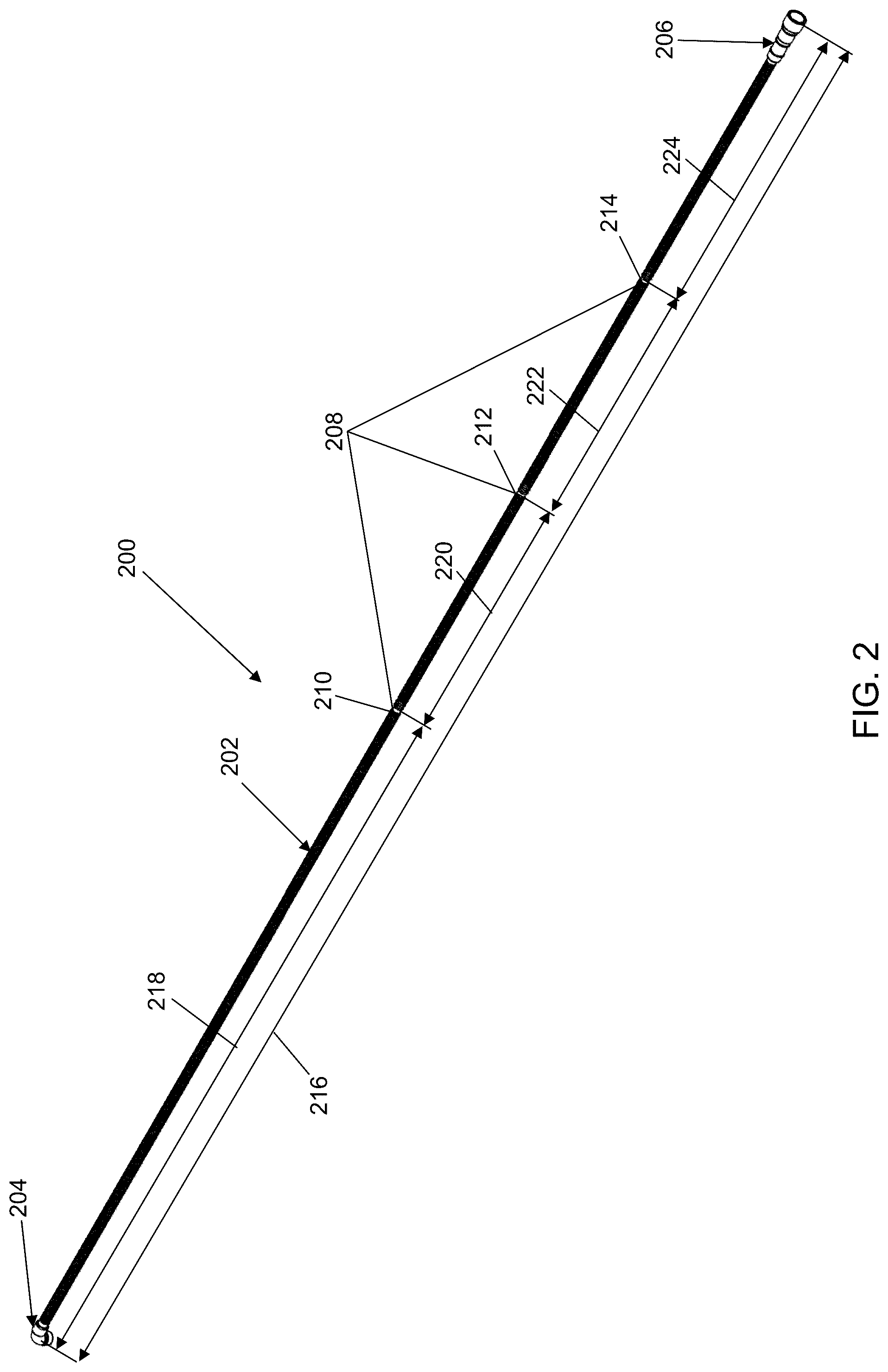 Patent US12320455 Figure 2 – Hose with connector at intervals