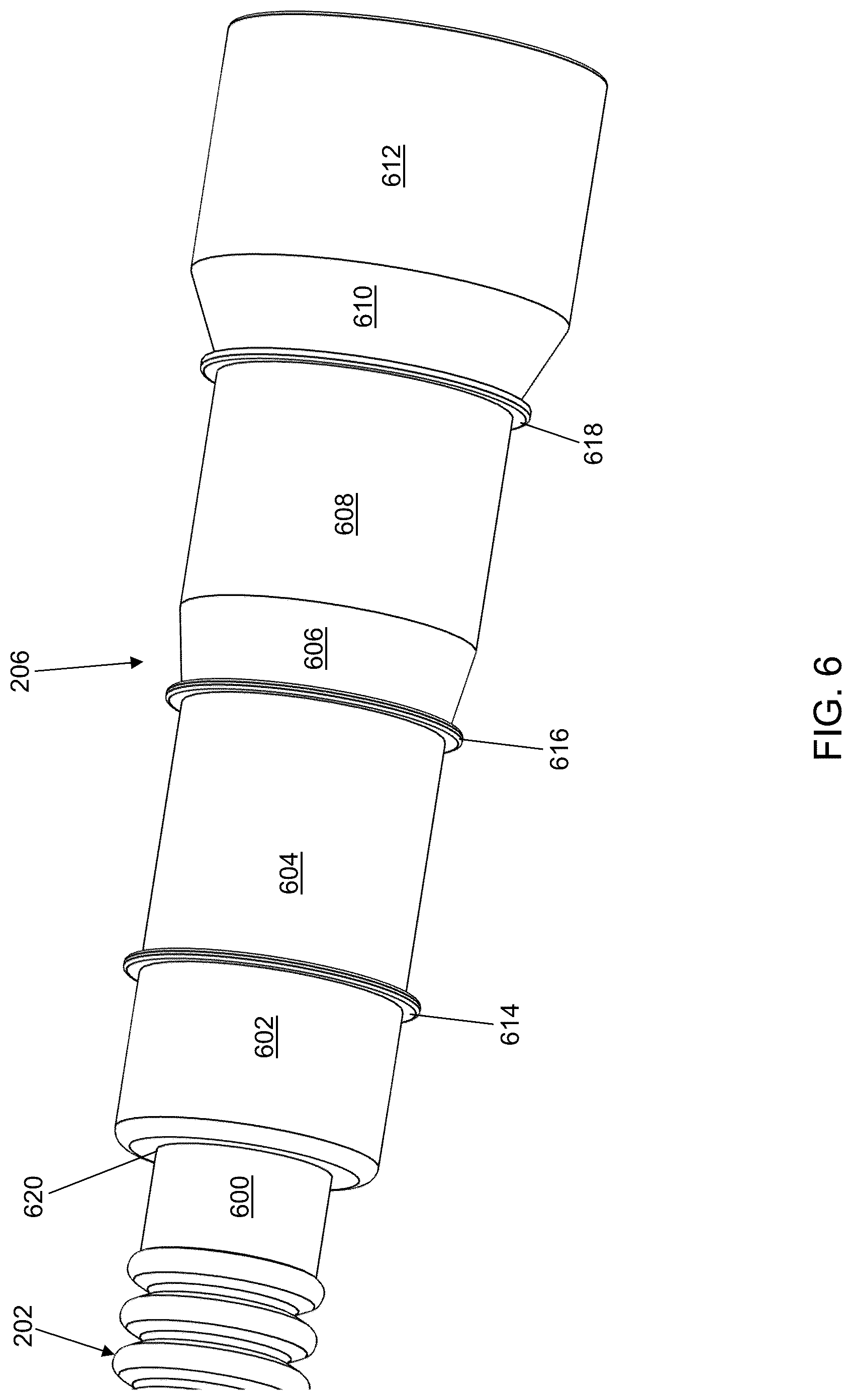 Patent US12320455 Figure 6 – Hose with connector at intervals