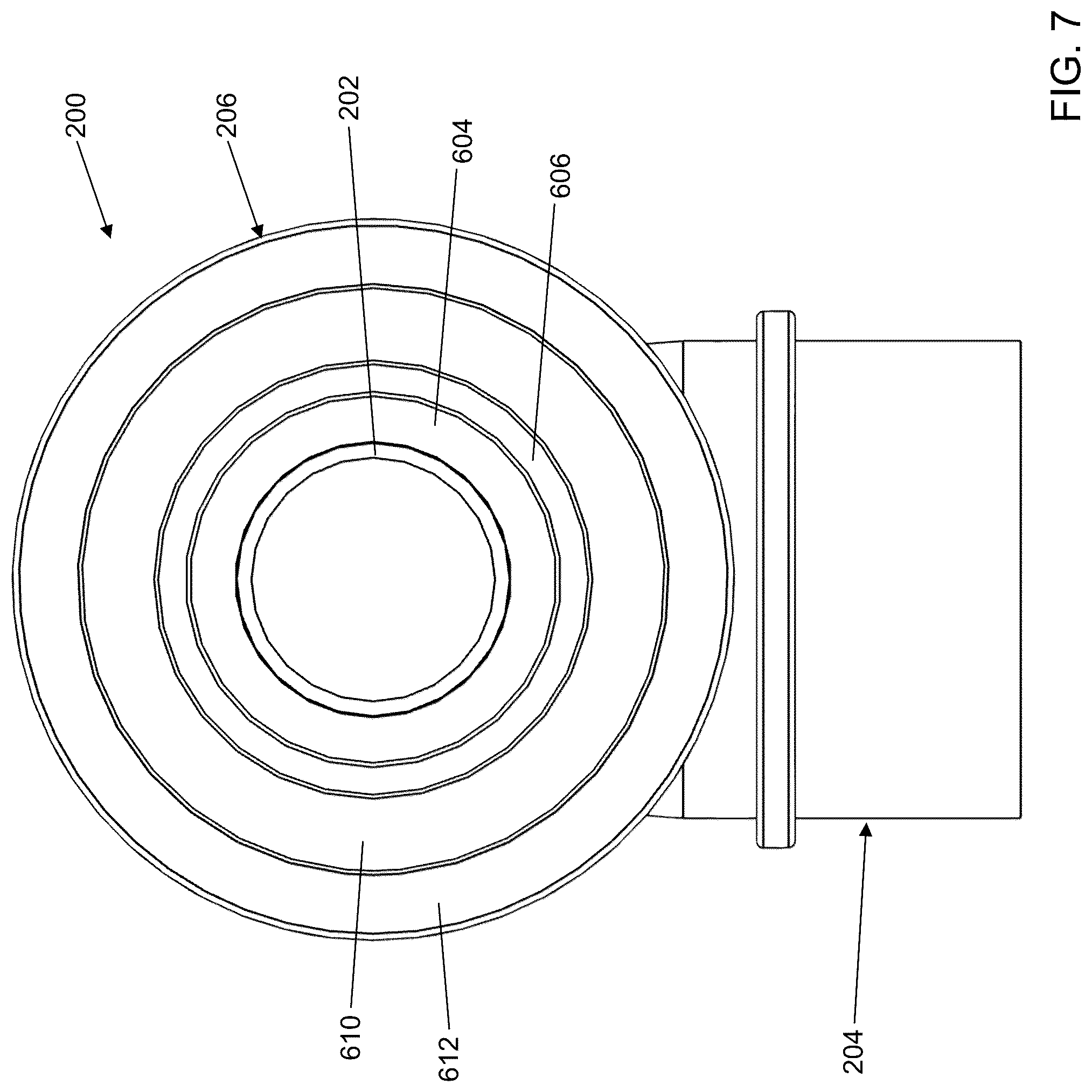 Patent US12320455 Figure 7 – Hose with connector at intervals
