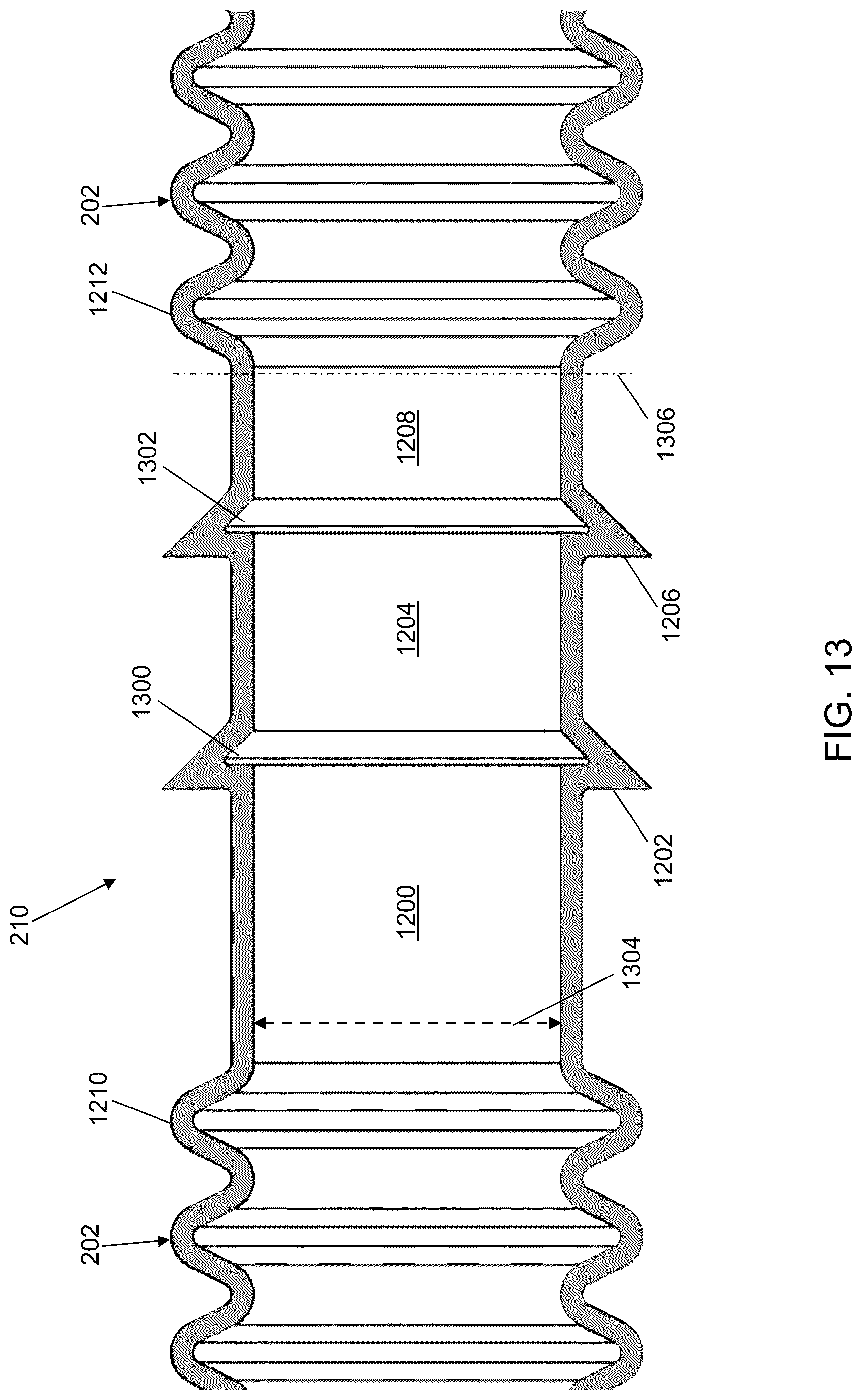 Patent US12320455 Figure 12 – Hose with connector at intervals