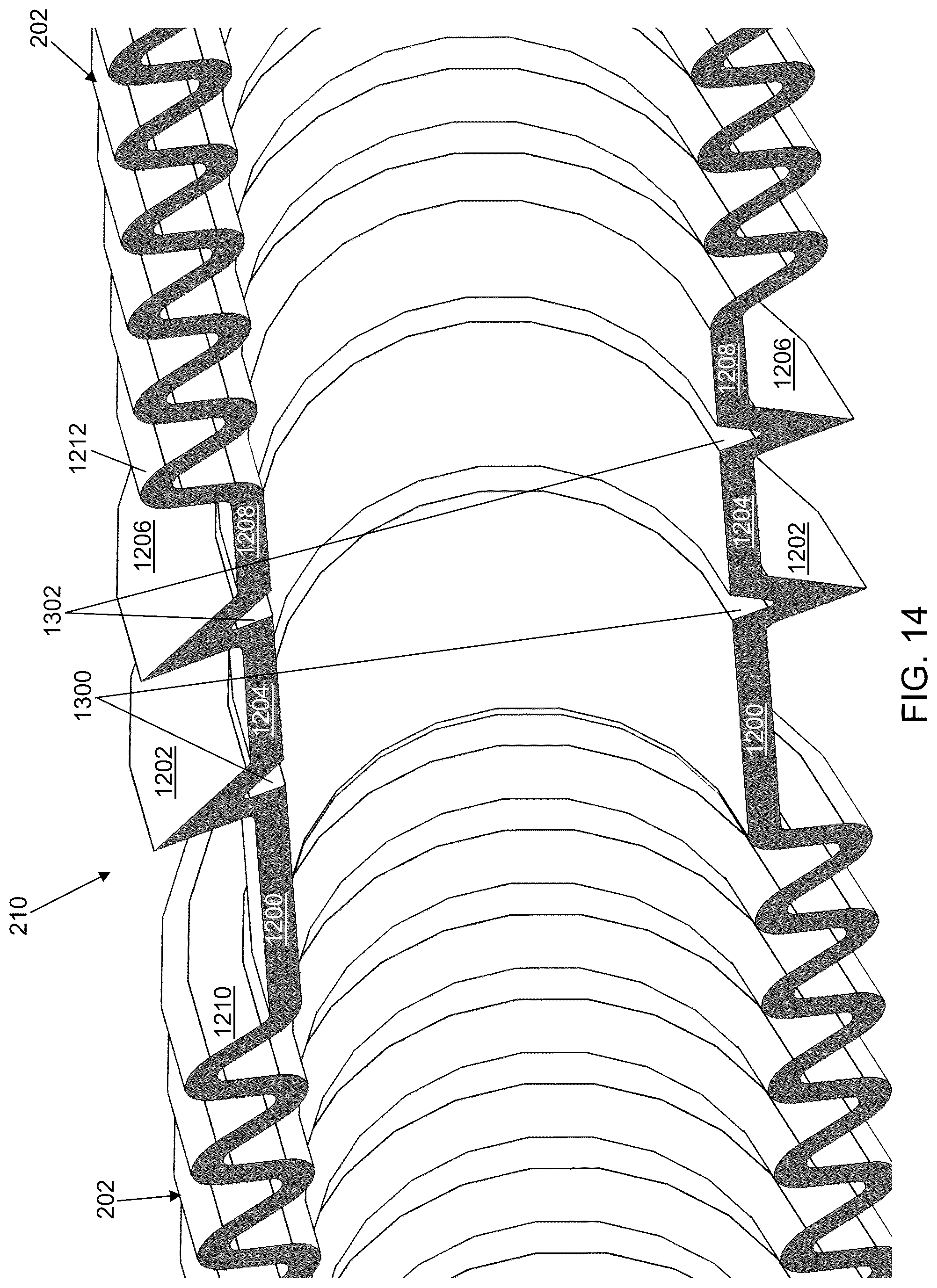 Patent US12320455 Figure 13 – Hose with connector at intervals