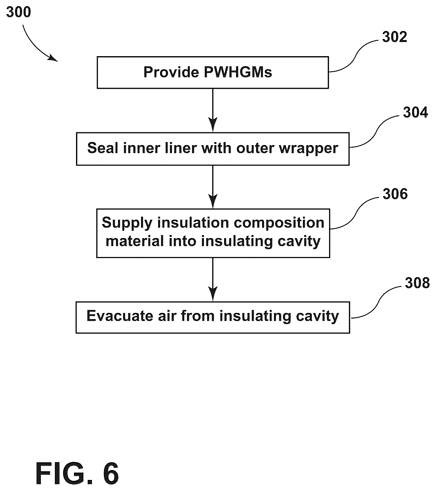 Patent US12320462 Figure 6 – Core material for vacuum insulation structures including porous walled hollow glass microspheres