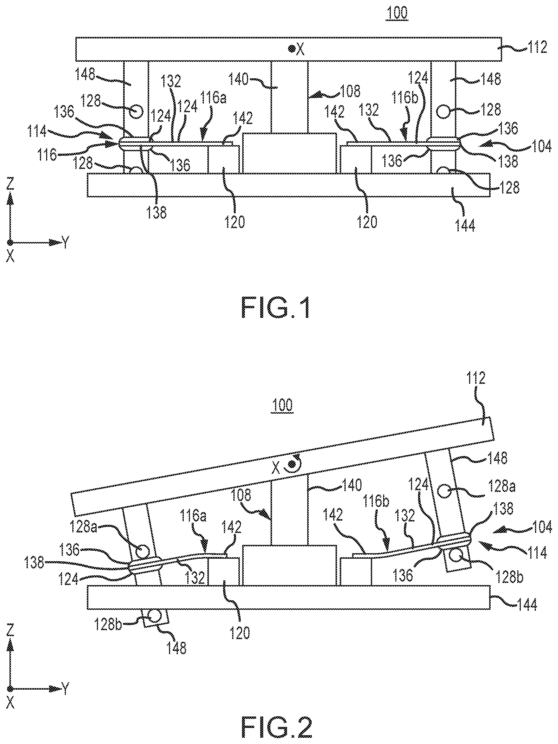 Patent US12320466 Figure 1 – Systems and methods for limiting rotation of a supported object