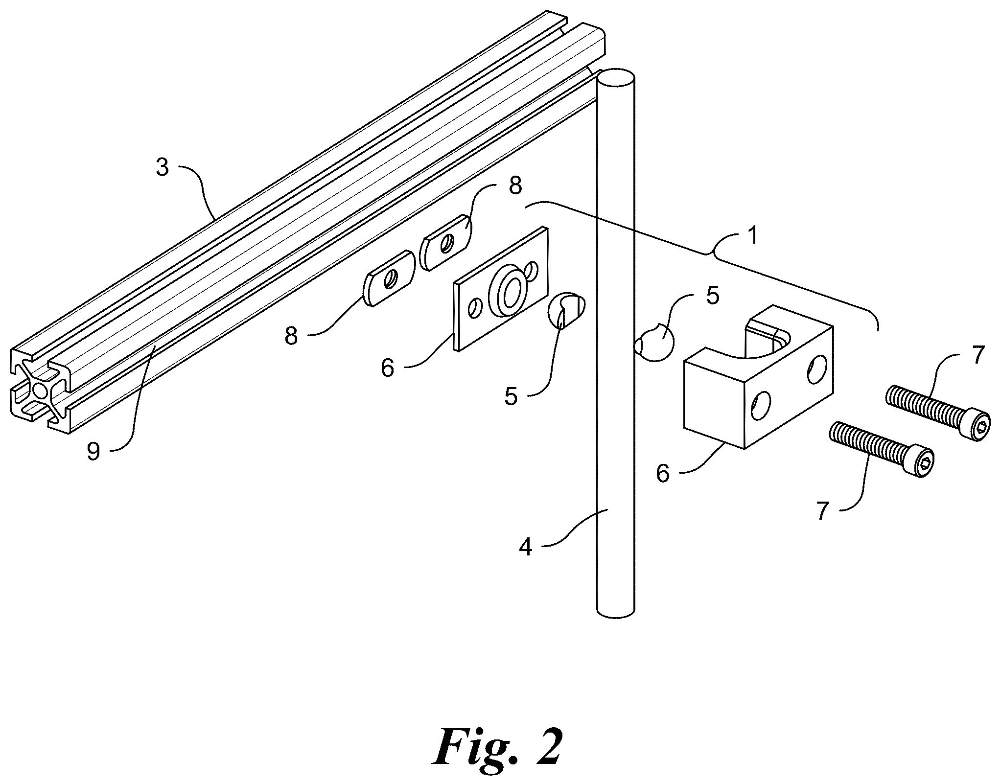 Patent US12320467 Figure 2 – Swivel mount assembly