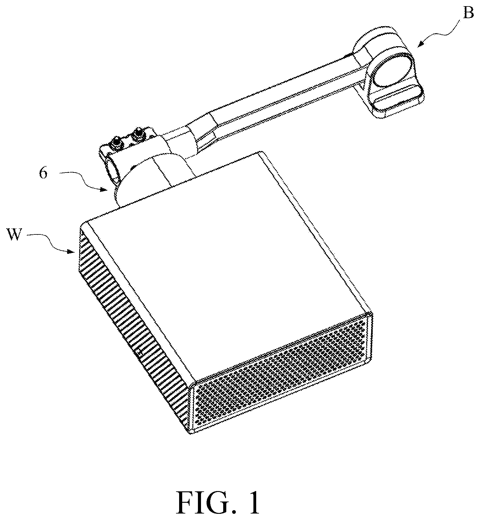 Patent US12320468 Figure 1 – Communication apparatus and bracket device thereof