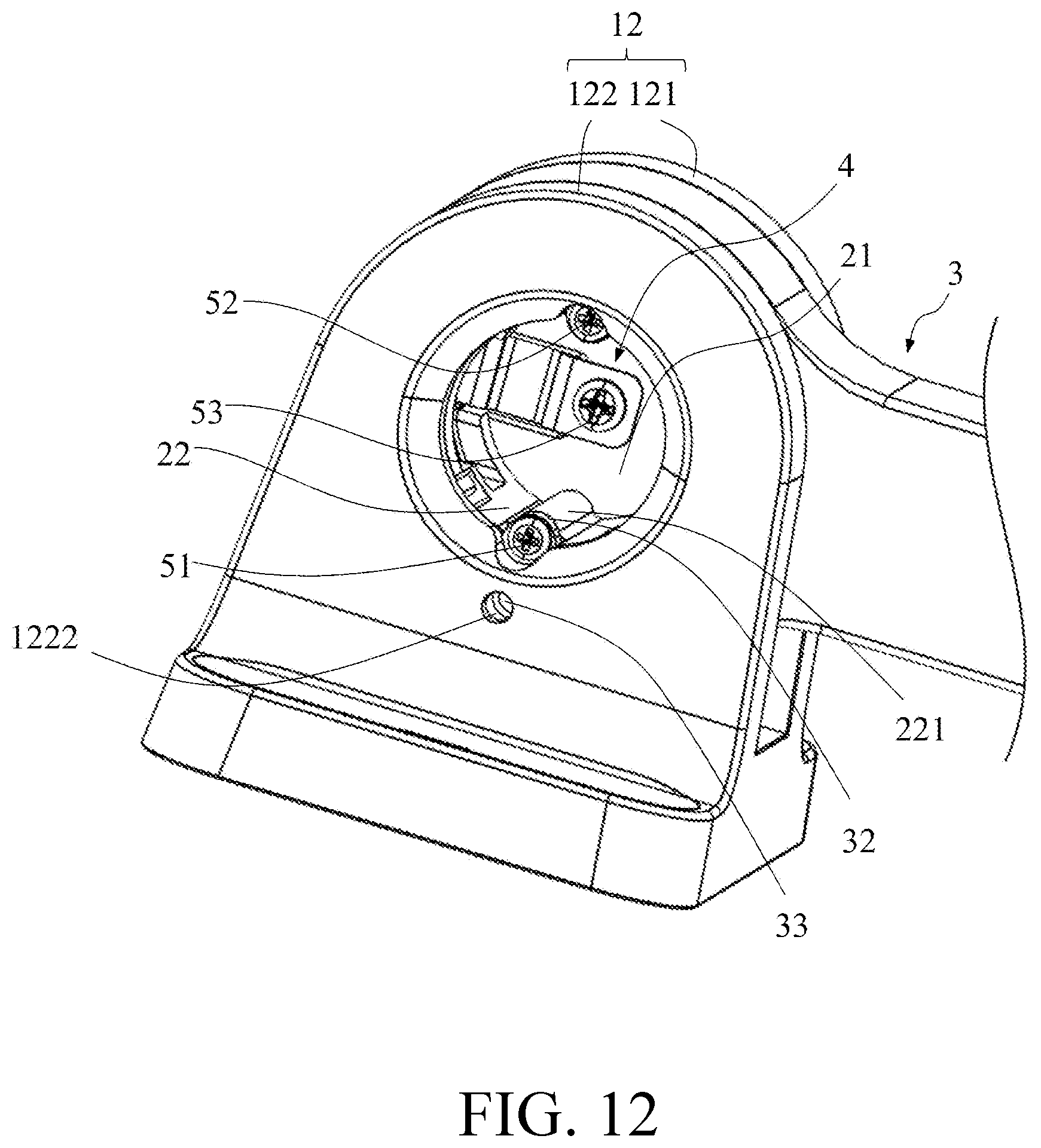 Patent US12320468 Figure 10 – Communication apparatus and bracket device thereof
