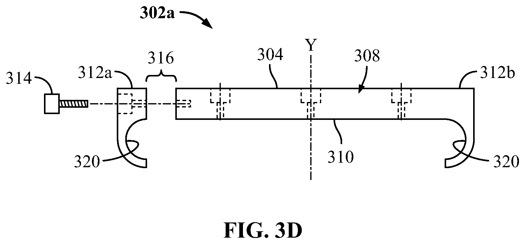 Patent US12320470 Figure 10 – Mounting bracket for an air tank system