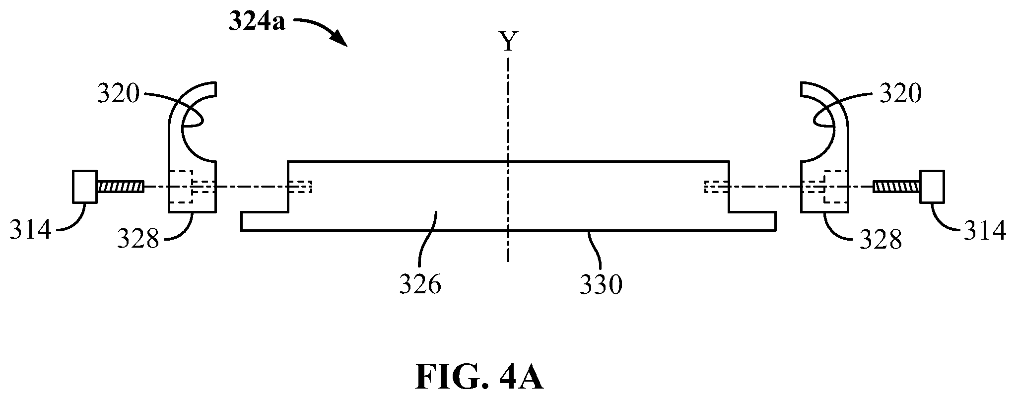 Patent US12320470 Figure 14 – Mounting bracket for an air tank system