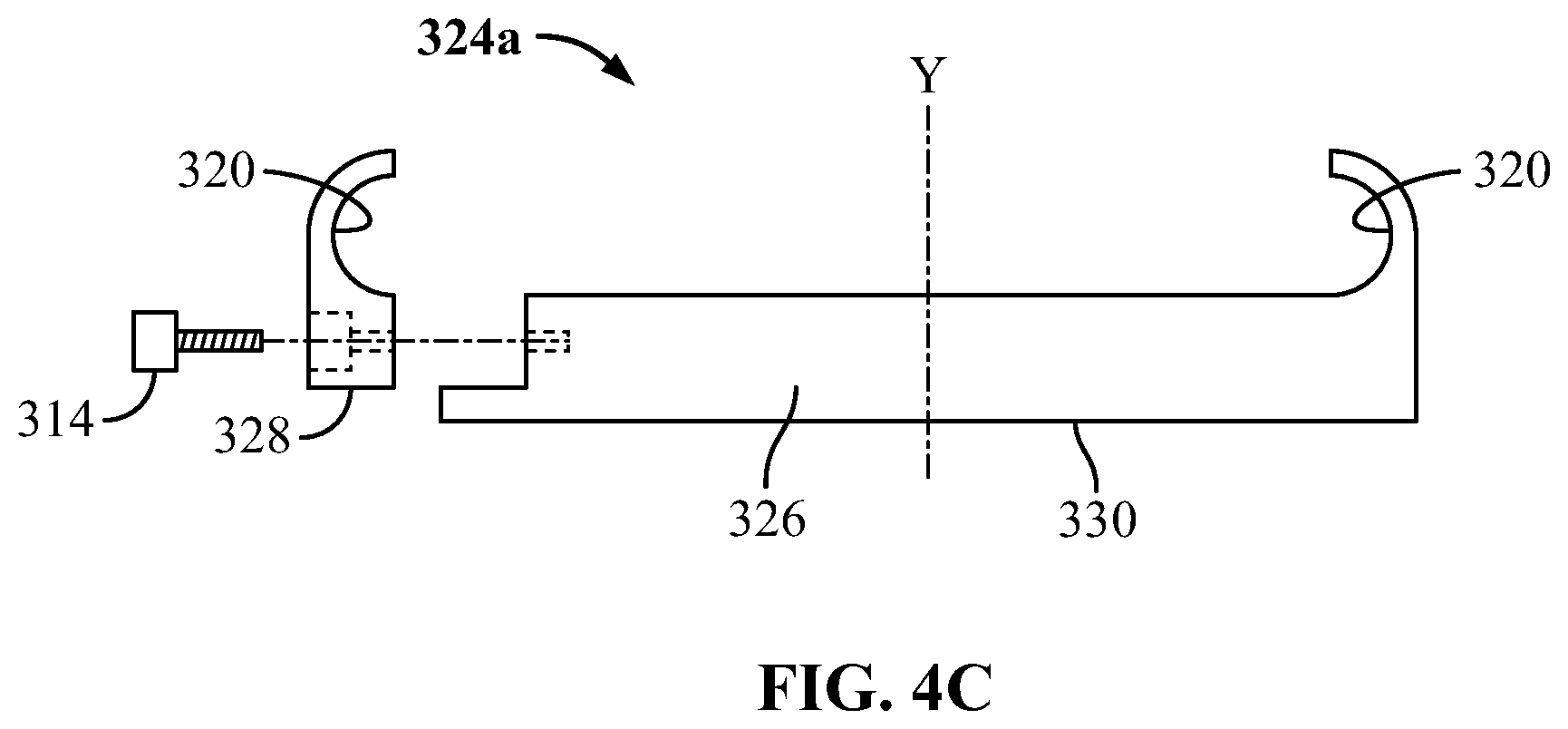 Patent US12320470 Figure 16 – Mounting bracket for an air tank system