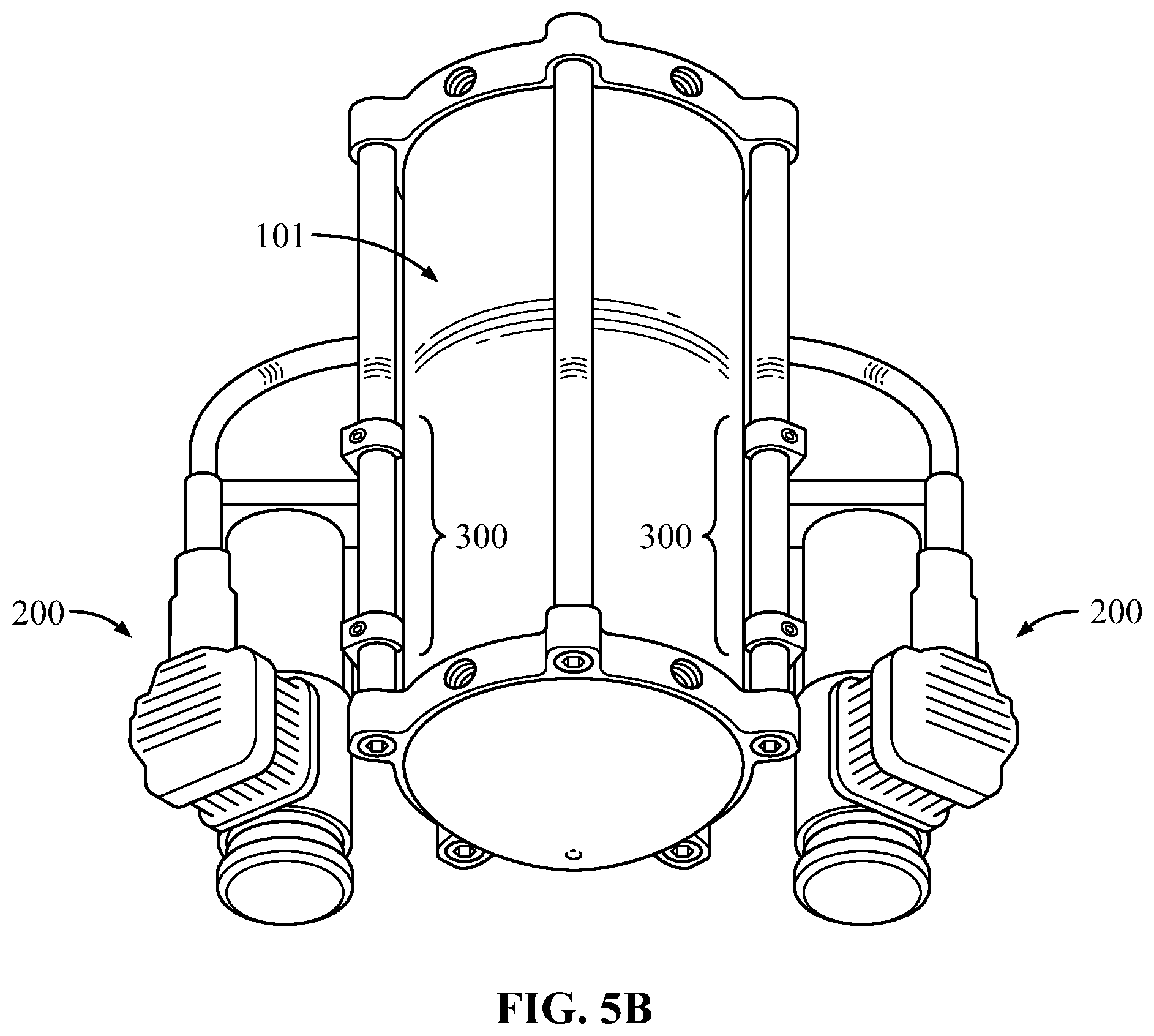 Patent US12320470 Figure 18 – Mounting bracket for an air tank system