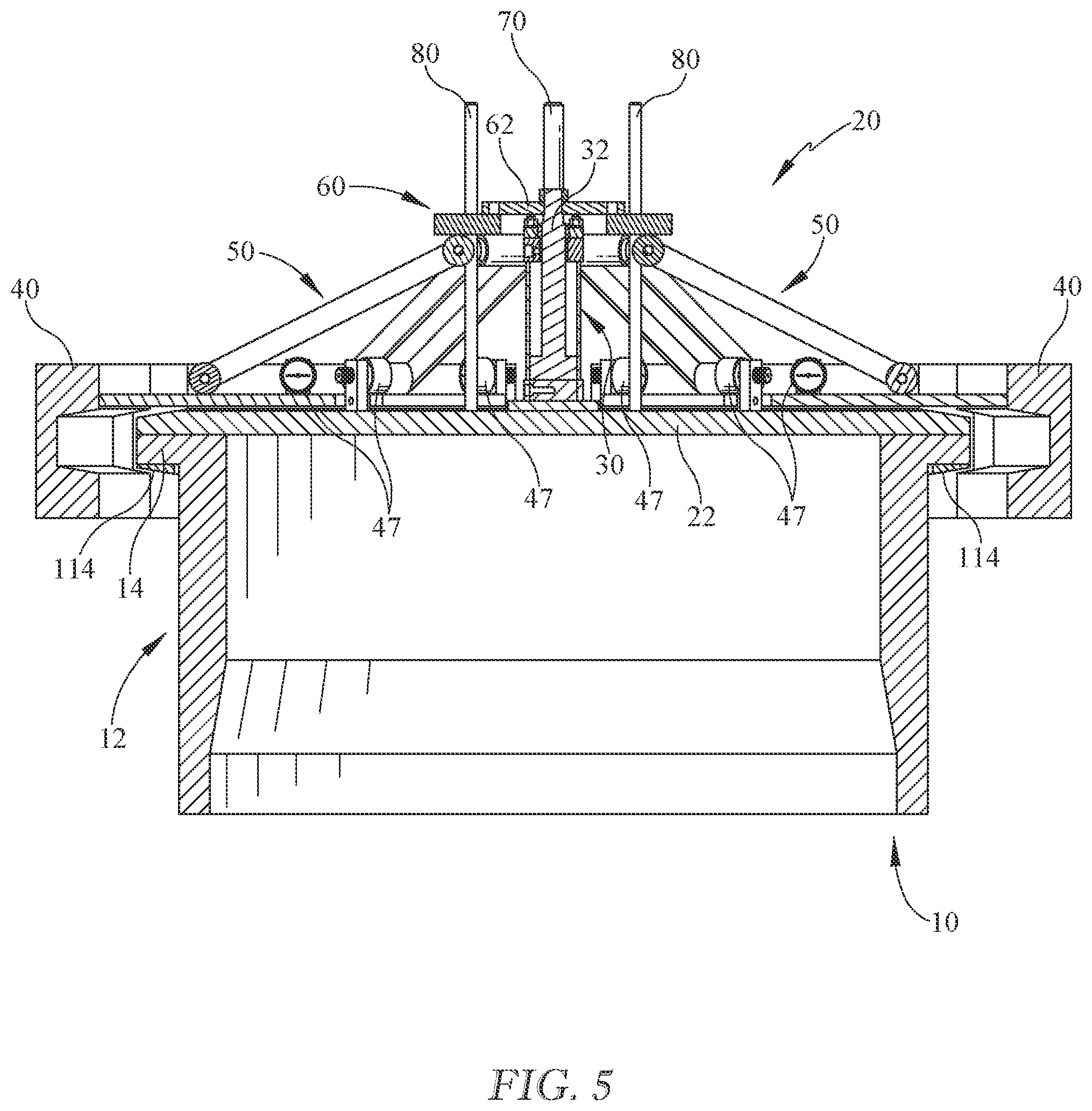 Patent US12320473 Figure 5 – Cap for a pressure vessel