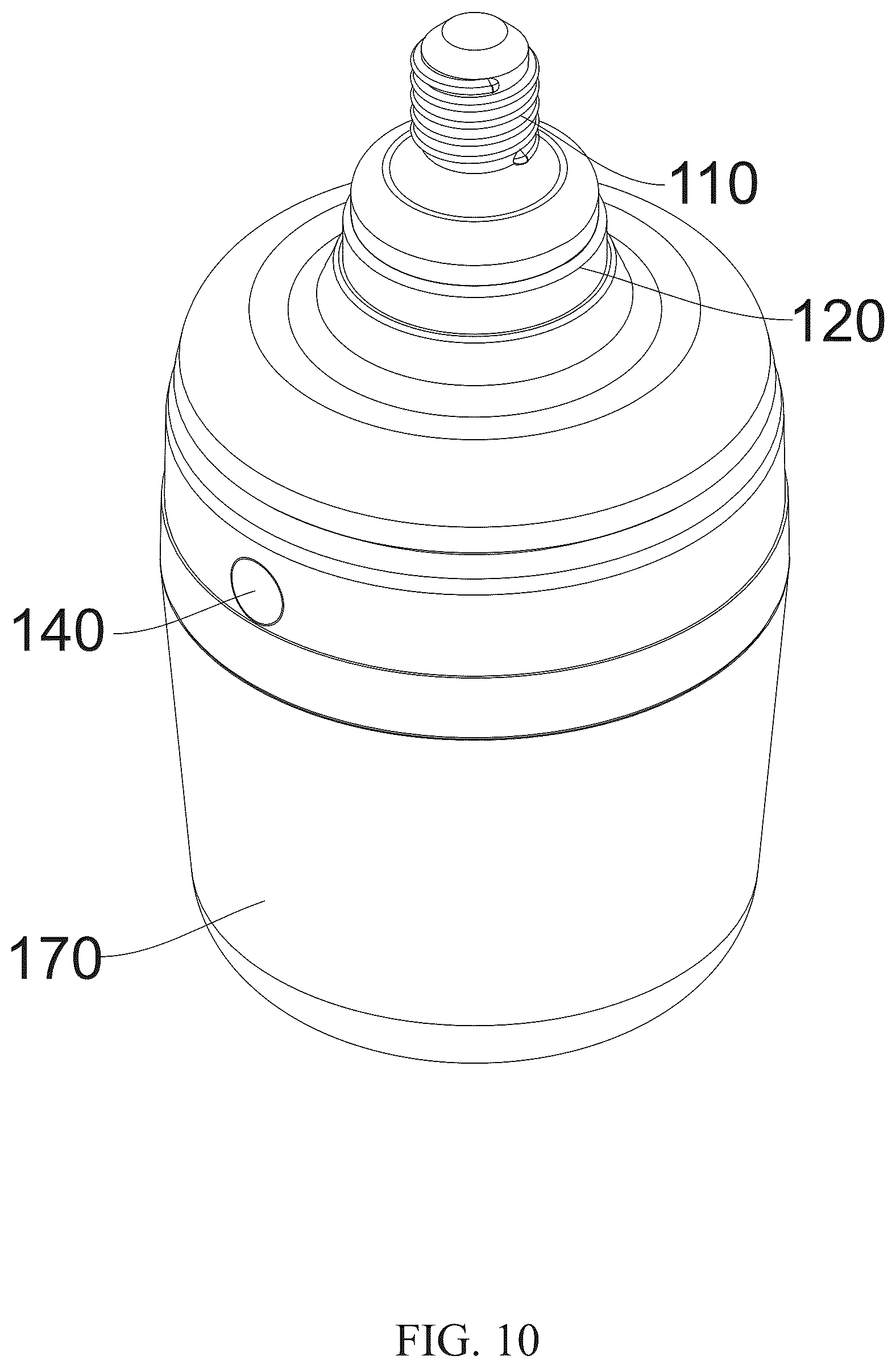 Patent US12320476 Figure 10 – Detachable led lamp device