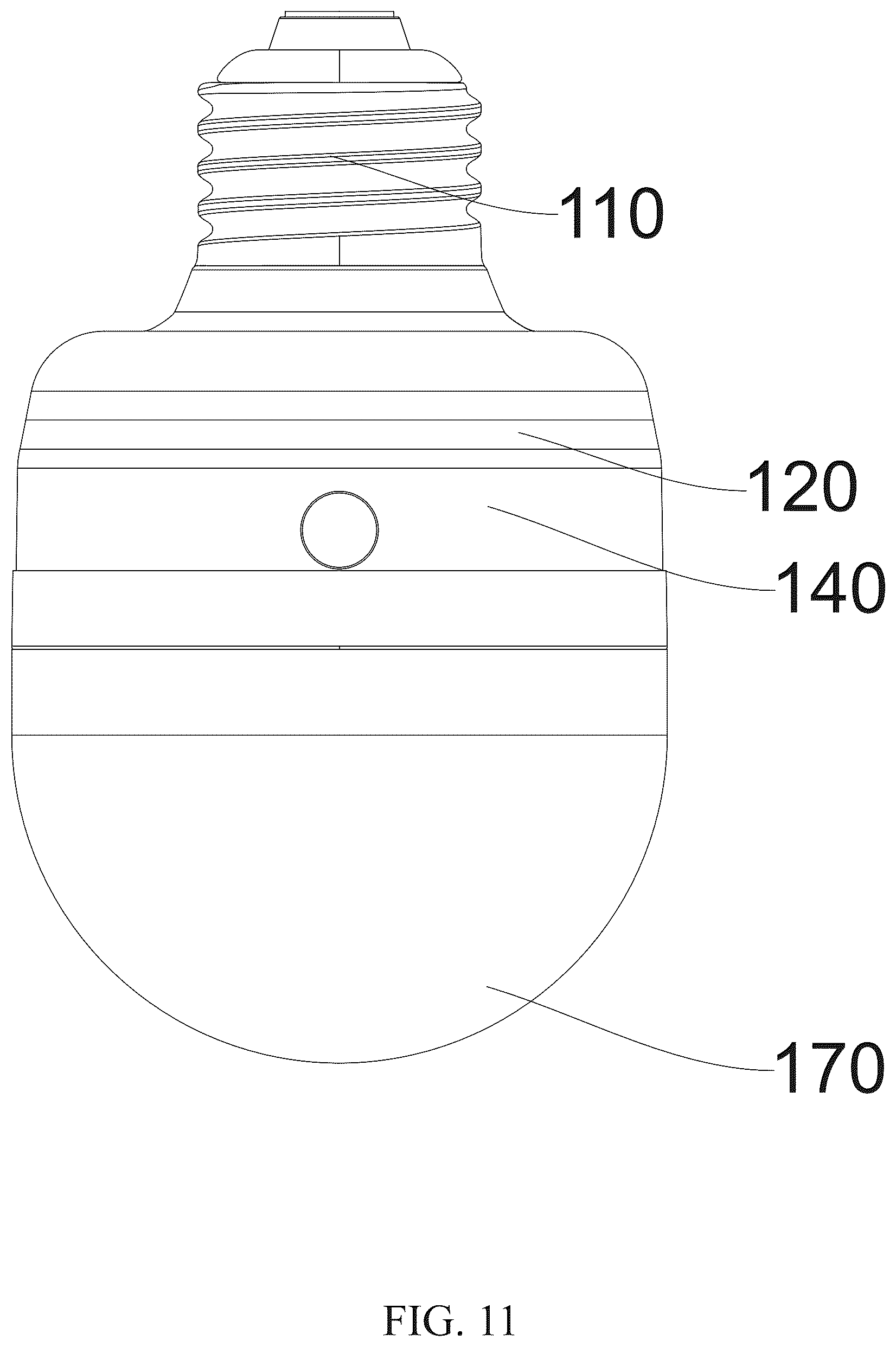 Patent US12320476 Figure 11 – Detachable led lamp device