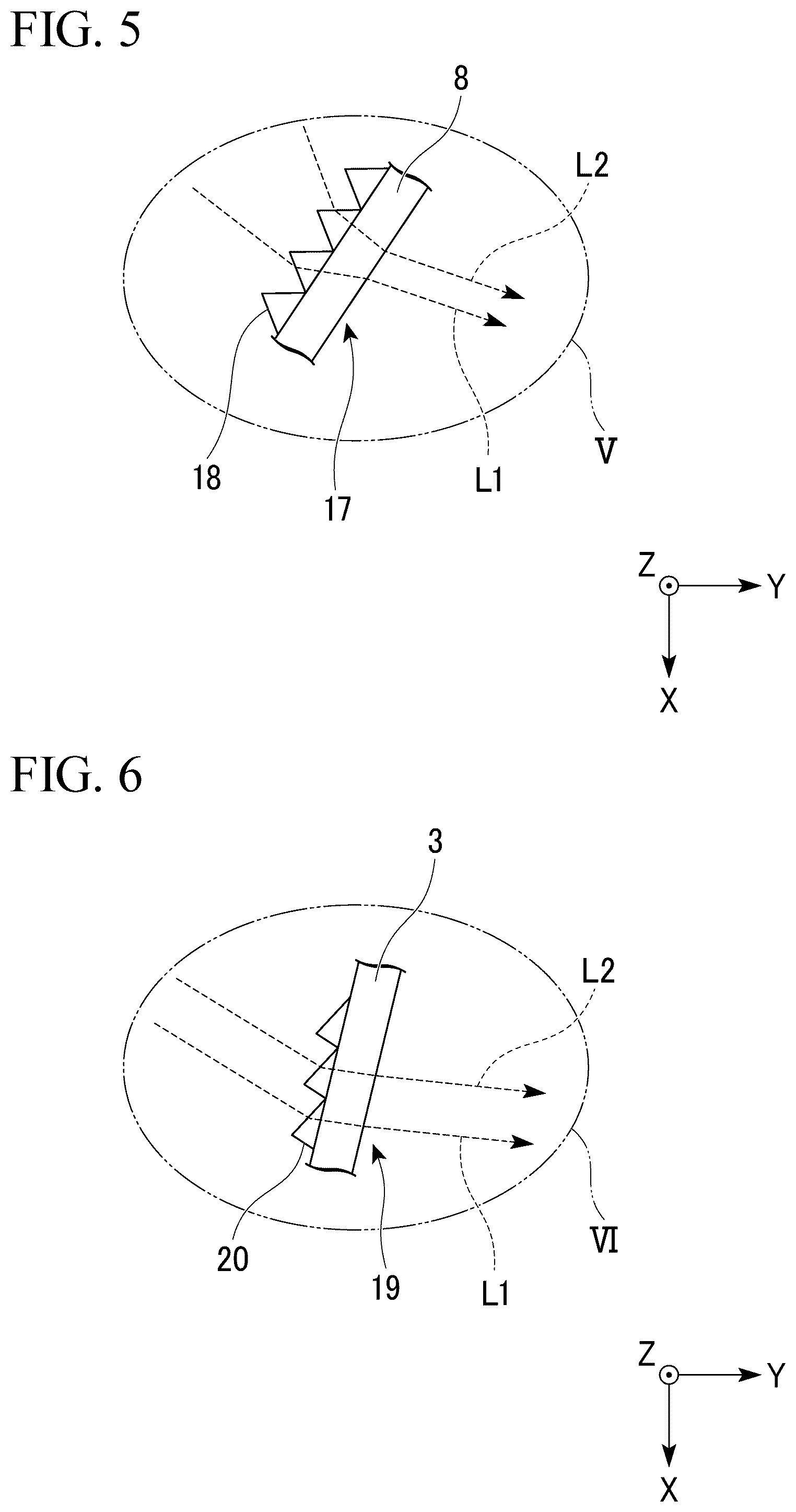 Patent US12320483 Figure 5 – Vehicle lamp