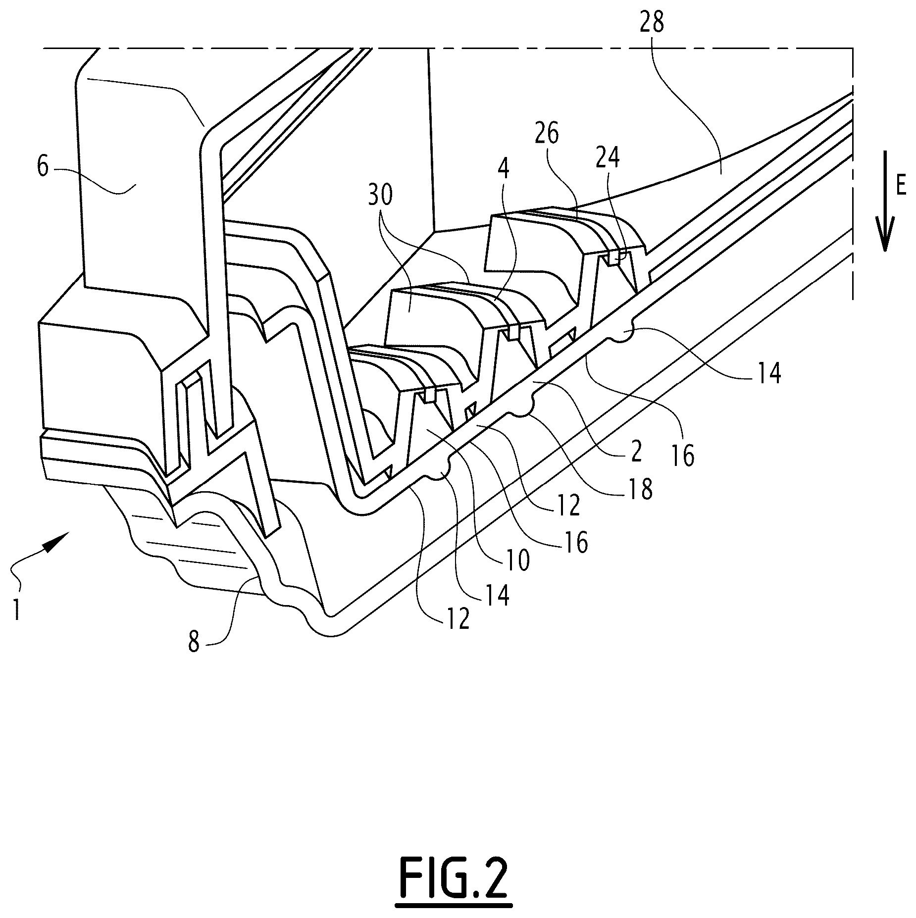 Patent US12320484 Figure 2 – Luminous device for a vehicle