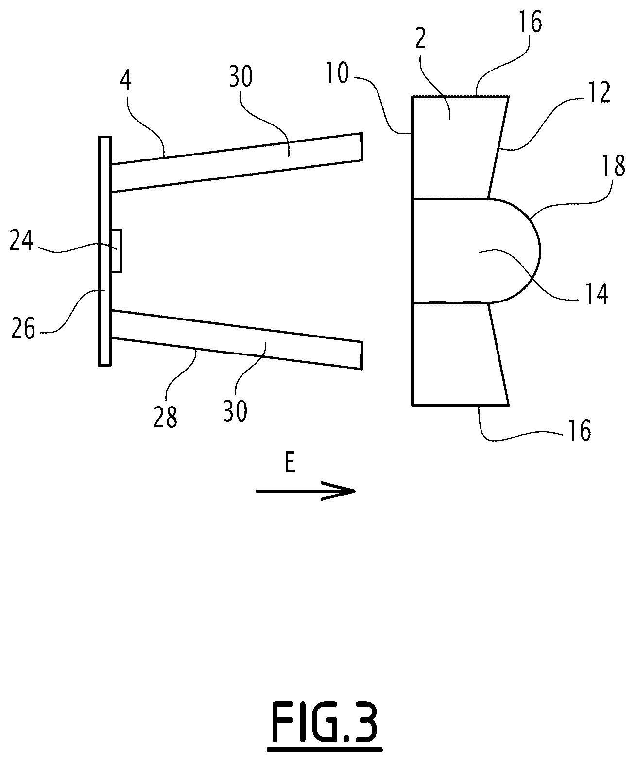 Patent US12320484 Figure 3 – Luminous device for a vehicle